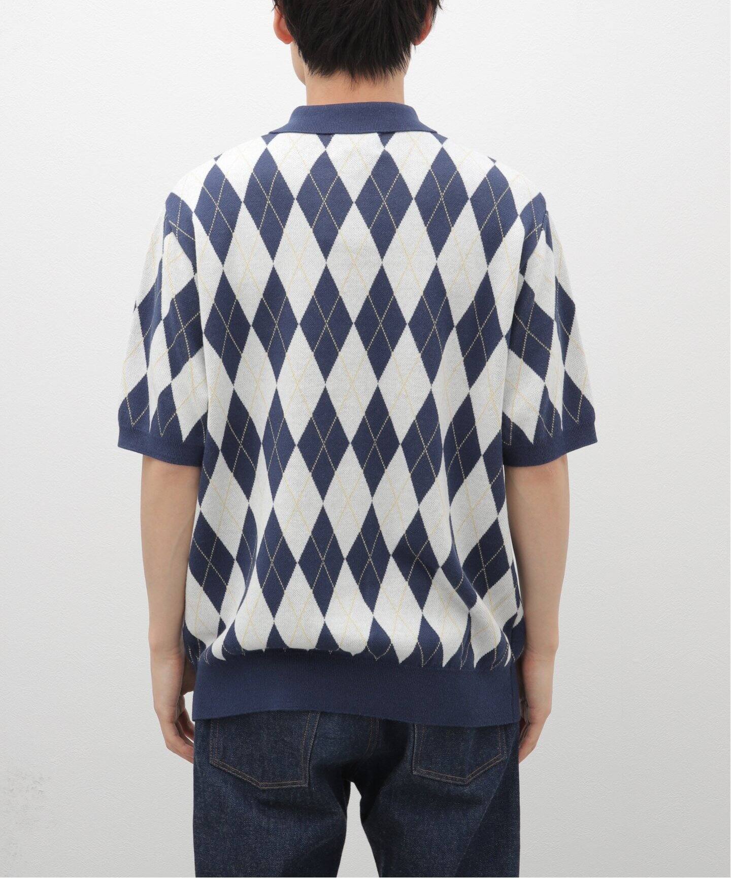 thisisneverthat / ディスイズネバーザット】ARGYLE S/S ニットポロ 