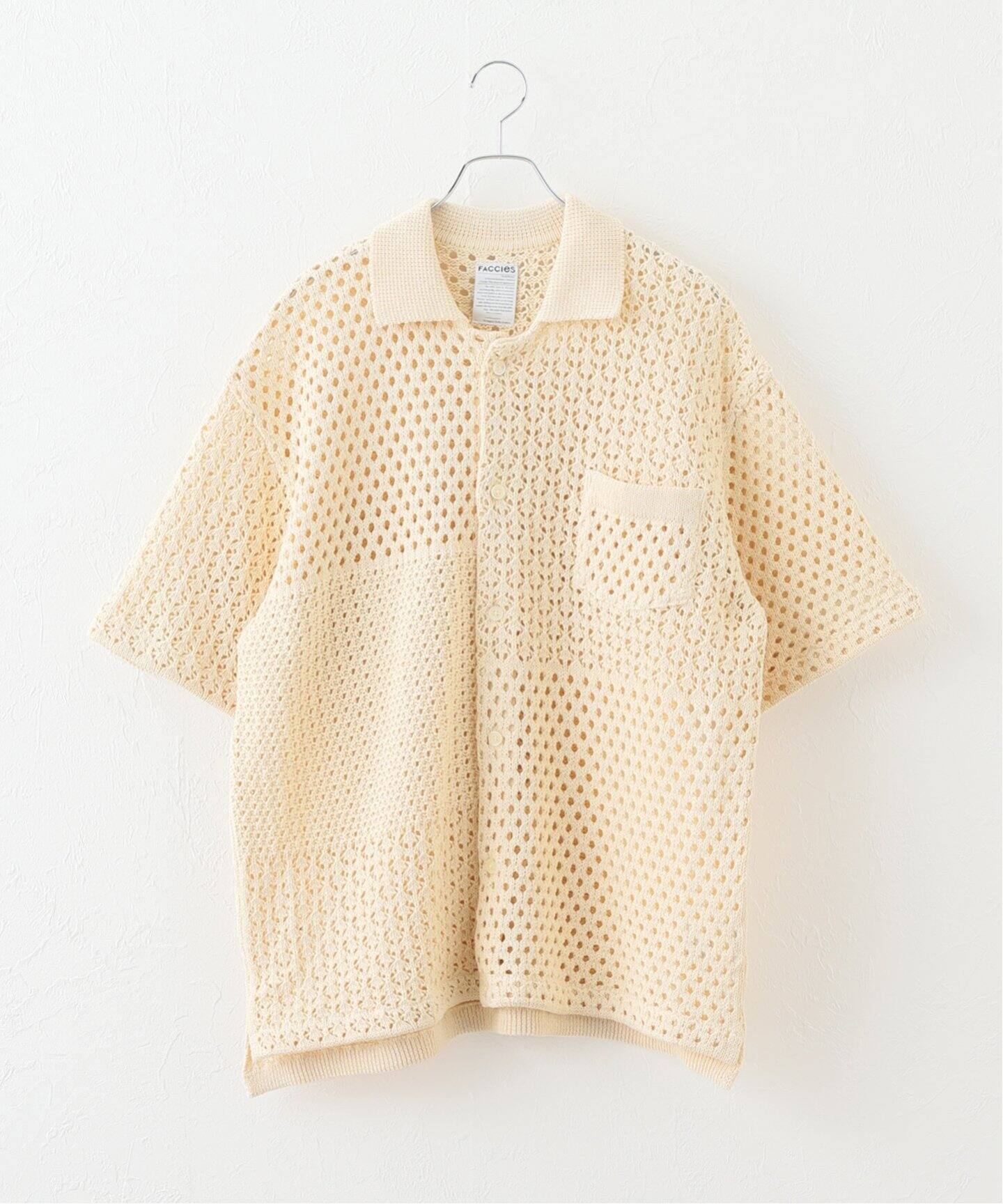 FACCIES / ファッチーズ】Re/C Mesh Pw Sh（シャツ／ブラウス 