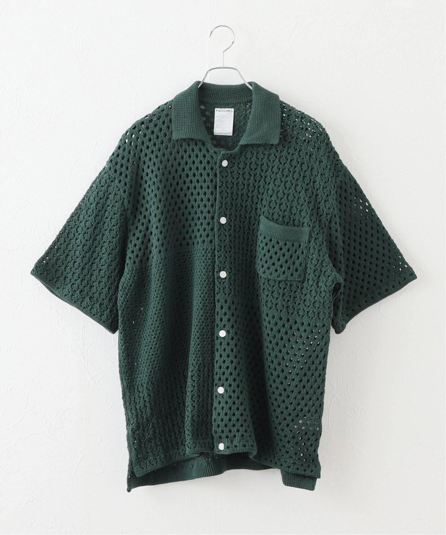 FACCIES / ファッチーズ】Re/C Mesh Pw Sh（シャツ／ブラウス 