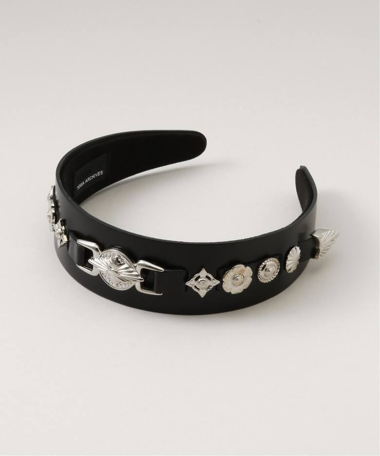 TOGA PULLA/トーガプルラ】Leather headband2：カチューシャ（ヘア 