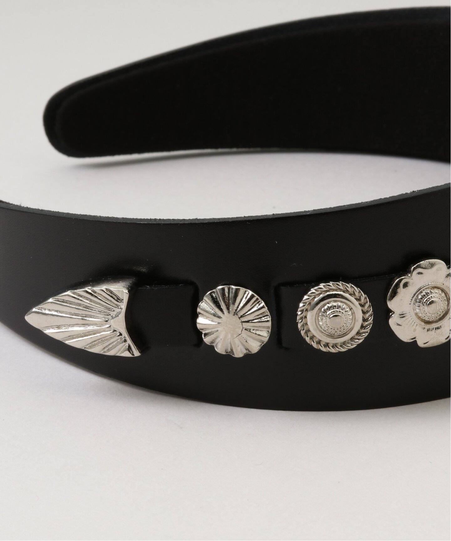 TOGA PULLA/トーガプルラ】Leather headband2：カチューシャ（ヘア 
