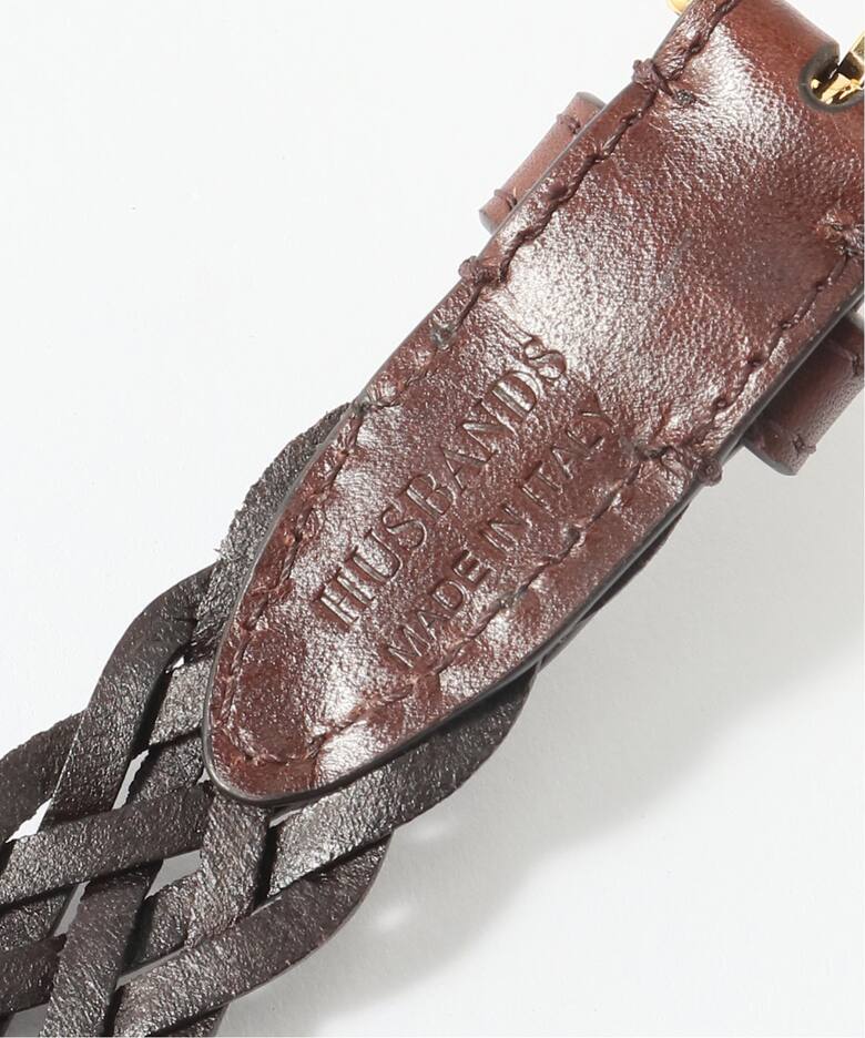 【HUSBANDS/ハズバンズ】Thin Braided Belt（ベルト）｜L'ECHOPPE（レショップ）の通販｜BAYCREW’S STORE