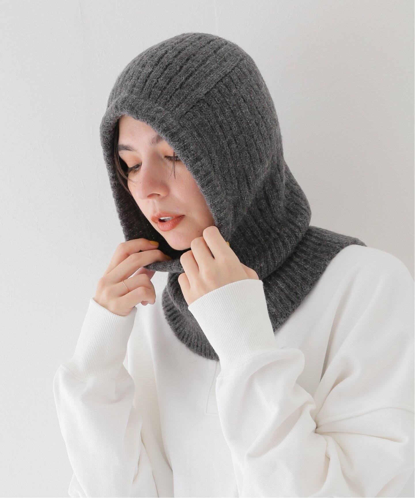 MIJEONG PARK/ミジョン・パーク】RIBBED KNIT BALACLAVA（その他 