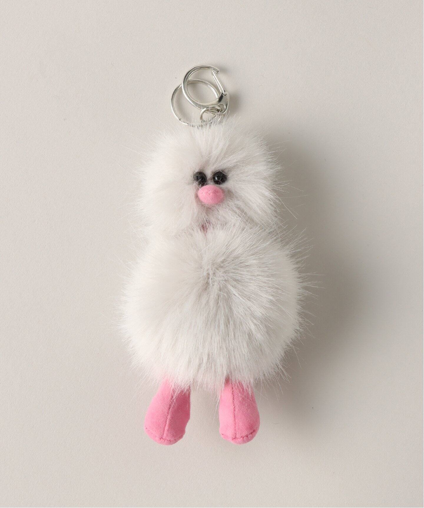 GREY MANSION】Baby Ostrich Pom-pom Key Ri（キーケース／キー