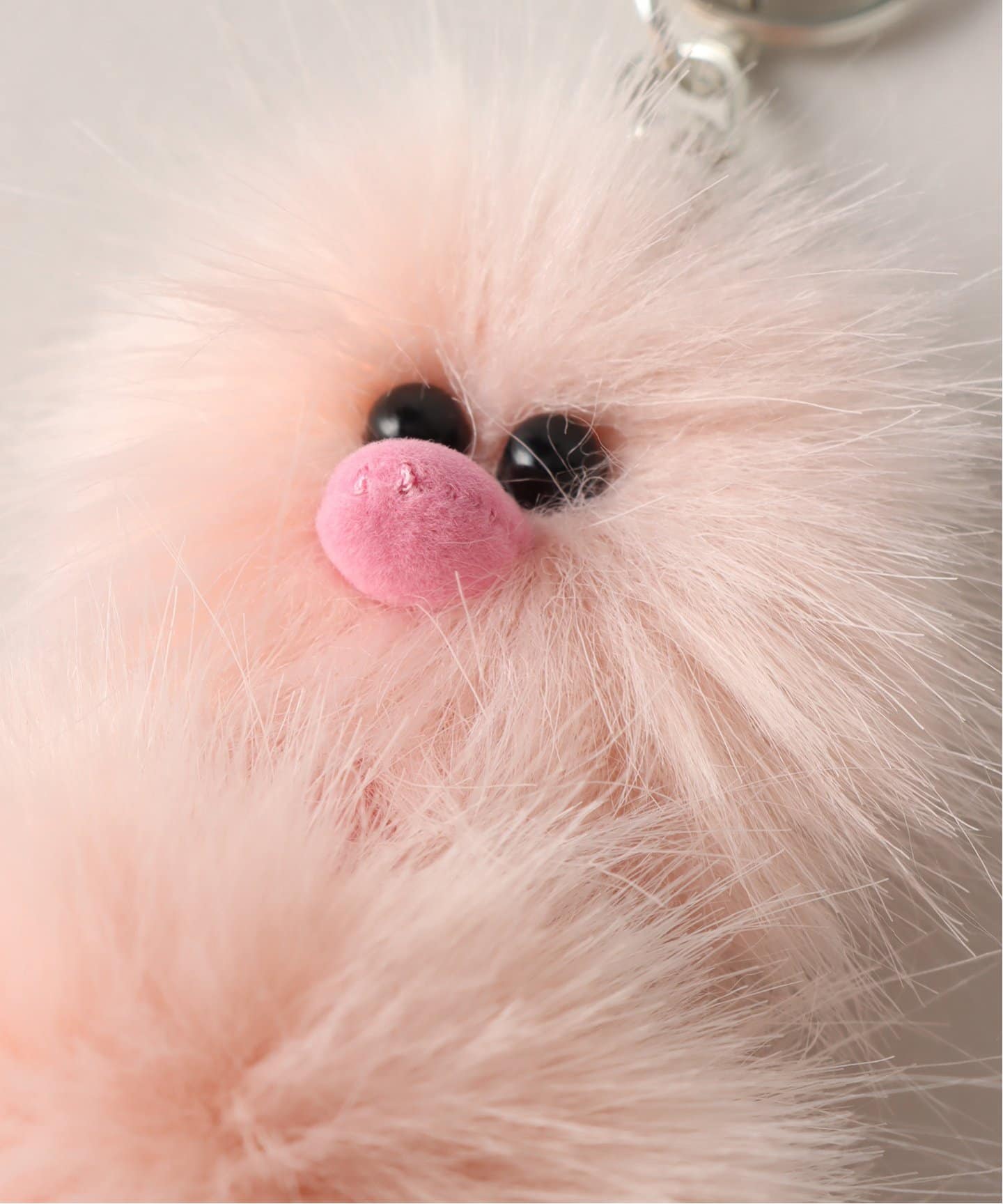 GREY MANSION】Baby Ostrich Pom-pom Key Ri（キーケース／キー