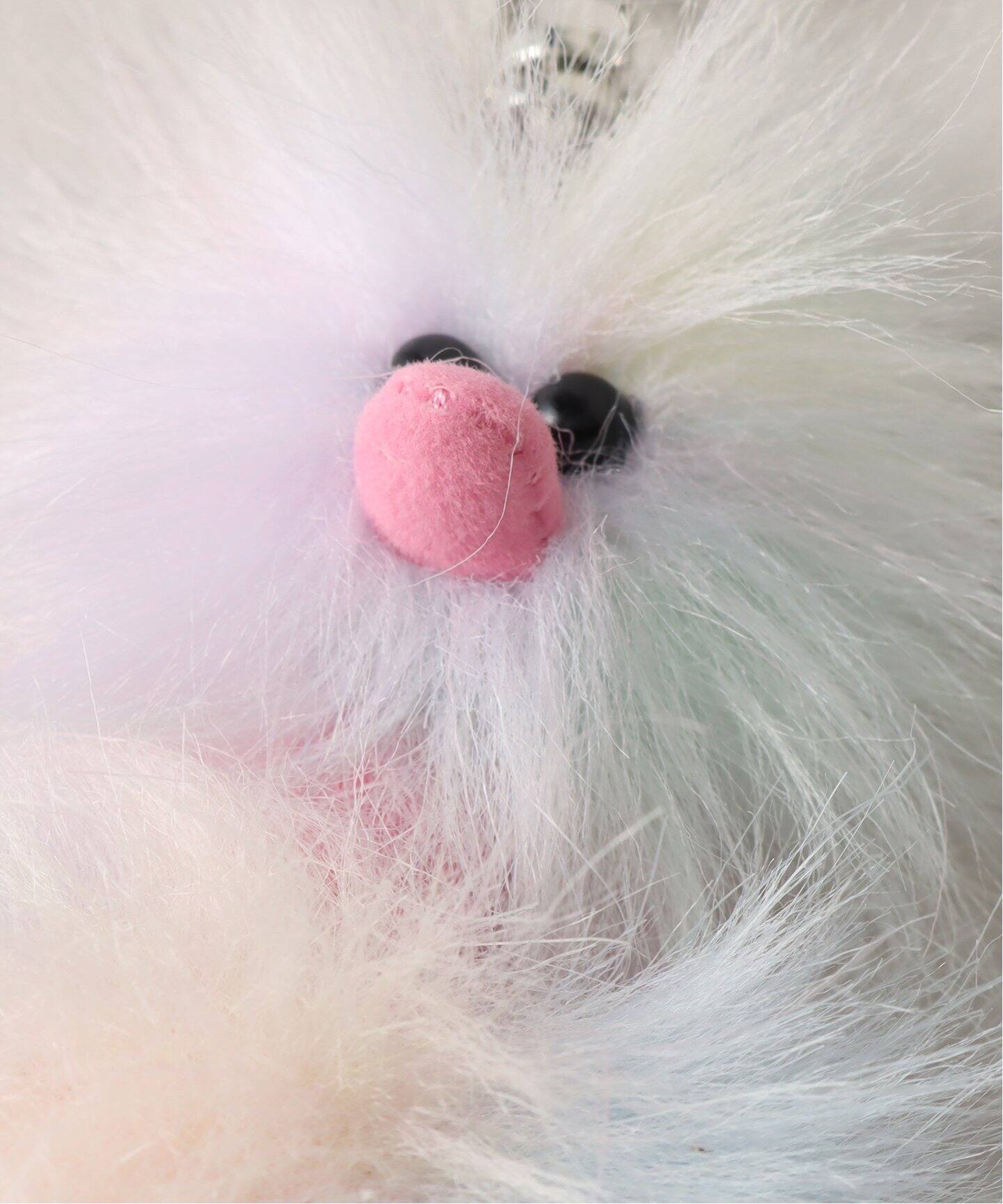 GREY MANSION】Baby Ostrich Pom-pom Key Ri（キーケース／キー