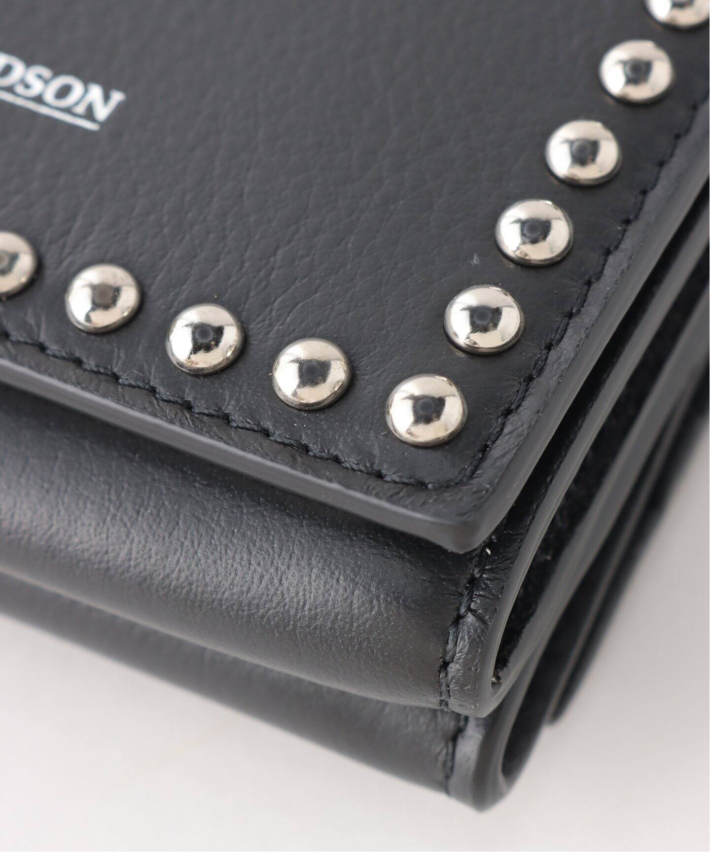 J＆M DAVIDSON】 FOLD WALLET WITH STUDS（財布・コインケース 