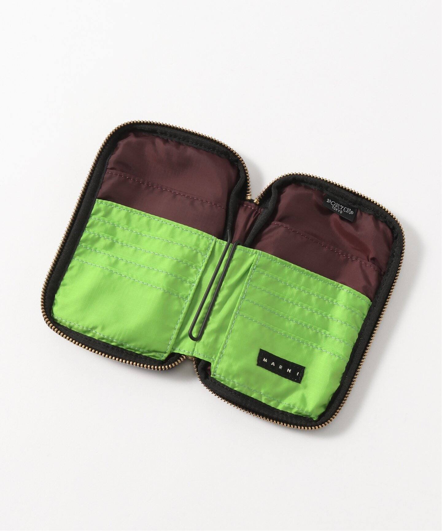 MARNI×PORTER マルニ×ポーター】HOLDING ZIP WALLET 15PR（財布  