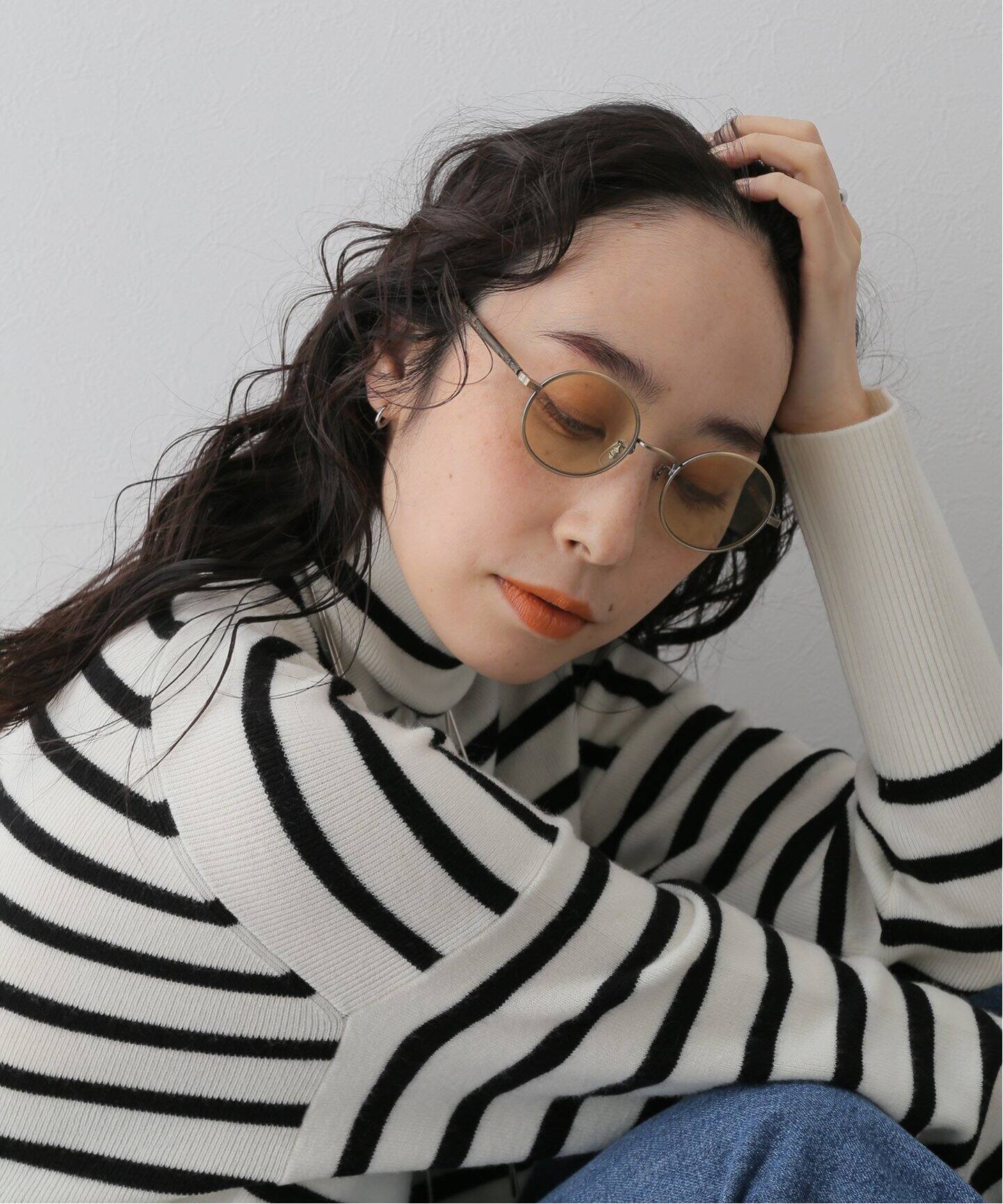 KEARNY/カーニー】GRAVEL-2 MARBLE STONE*ANTIQUE GOL：サングラス 