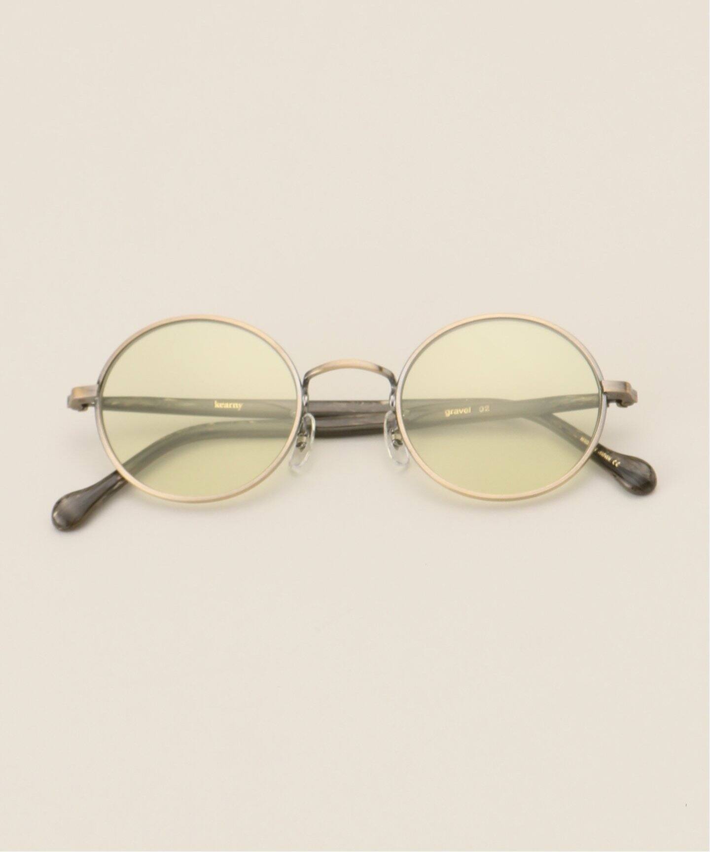 KEARNY/カーニー】GRAVEL-2 MARBLE STONE*ANTIQUE GOL：サングラス 