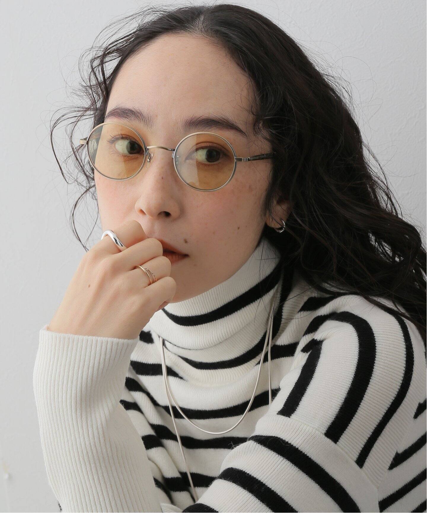 KEARNY/カーニー】GRAVEL-2 MARBLE STONE*ANTIQUE GOL：サングラス  