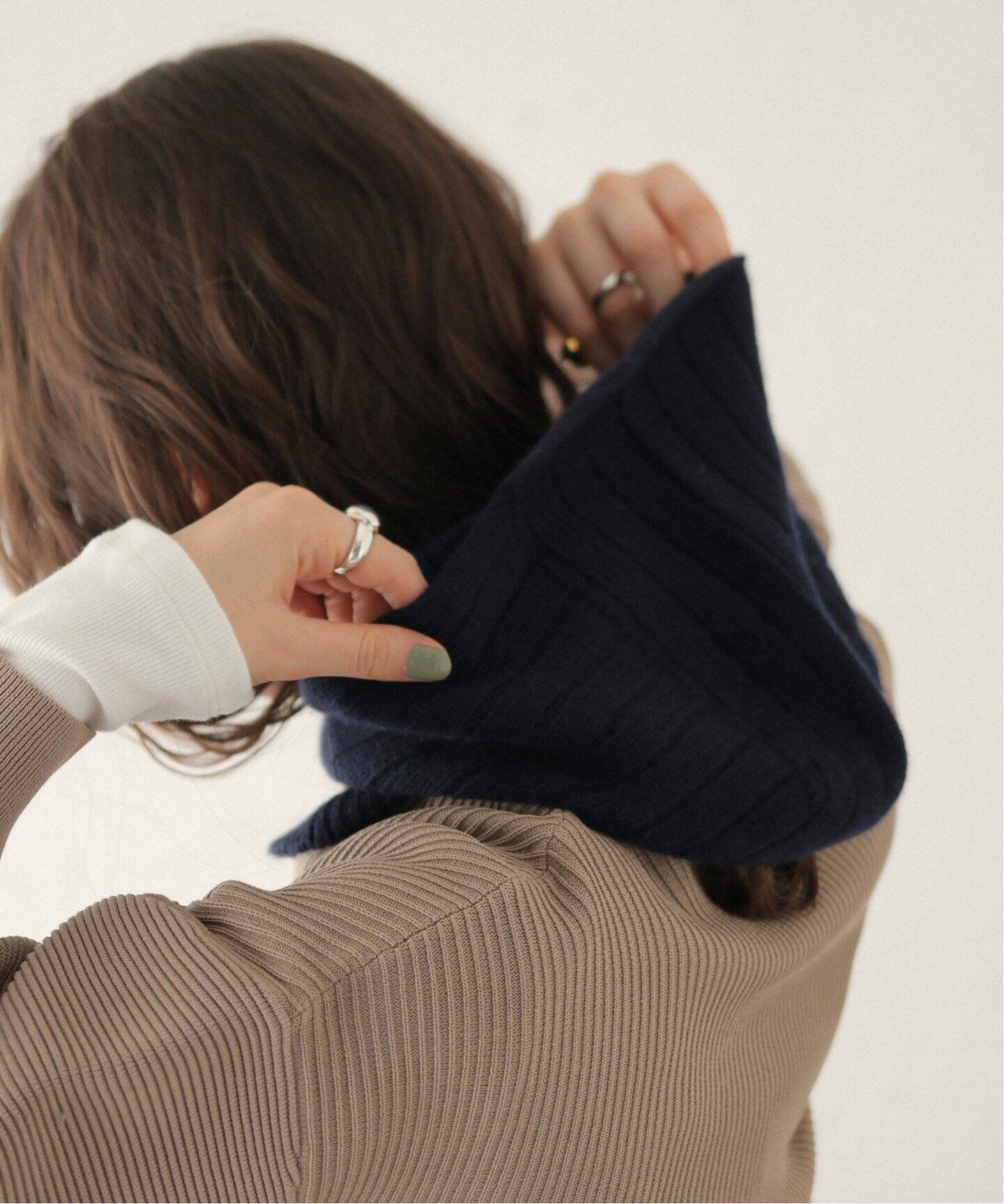 【WILLIAM BRUNTON/ウィリアム ブラントン】 バラクラマ WILLIAM BRUNTON/ウィリアム ブラントン】CASHMERE リブ