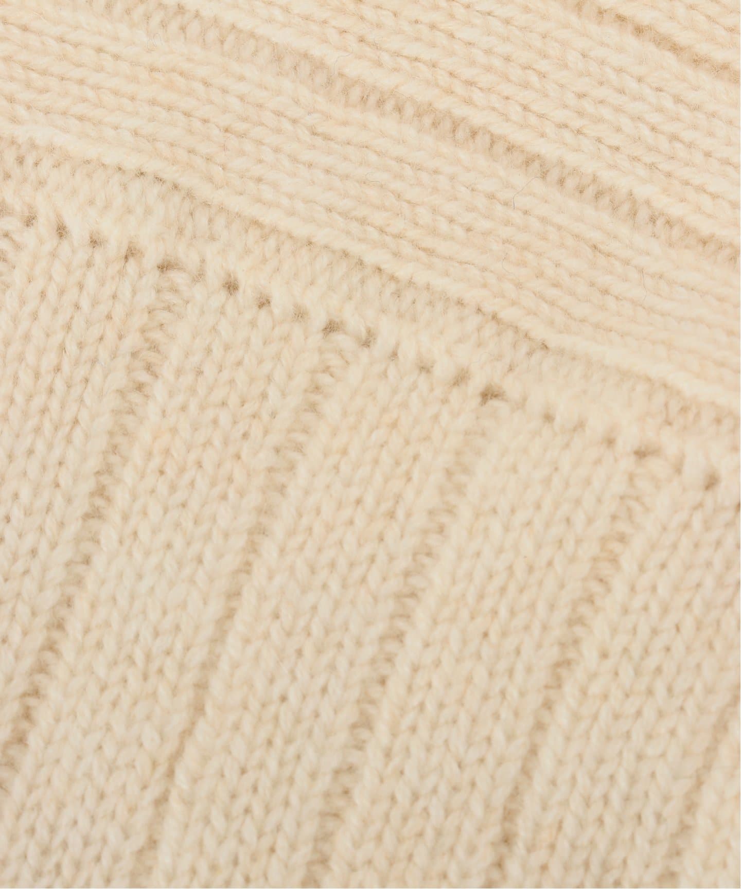 WILLIAM BRUNTON/ウィリアム ブラントン】CASHMERE リブ