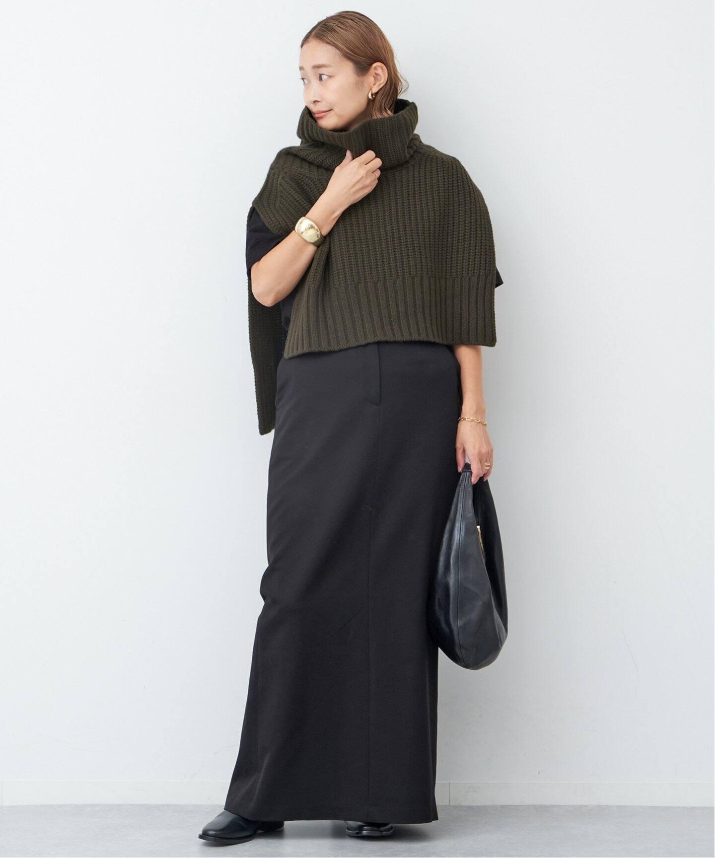 YVES SALOMON / イヴ サロモン】 FRONT KNITWEAR（ニット／セーター 