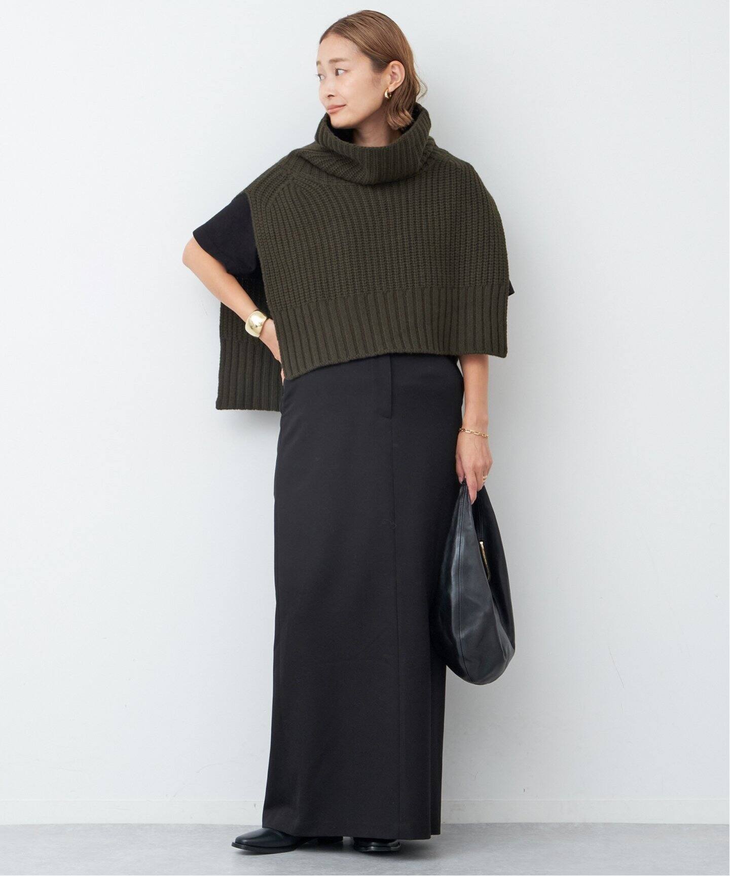 YVES SALOMON / イヴ サロモン】 FRONT KNITWEAR（ニット／セーター 