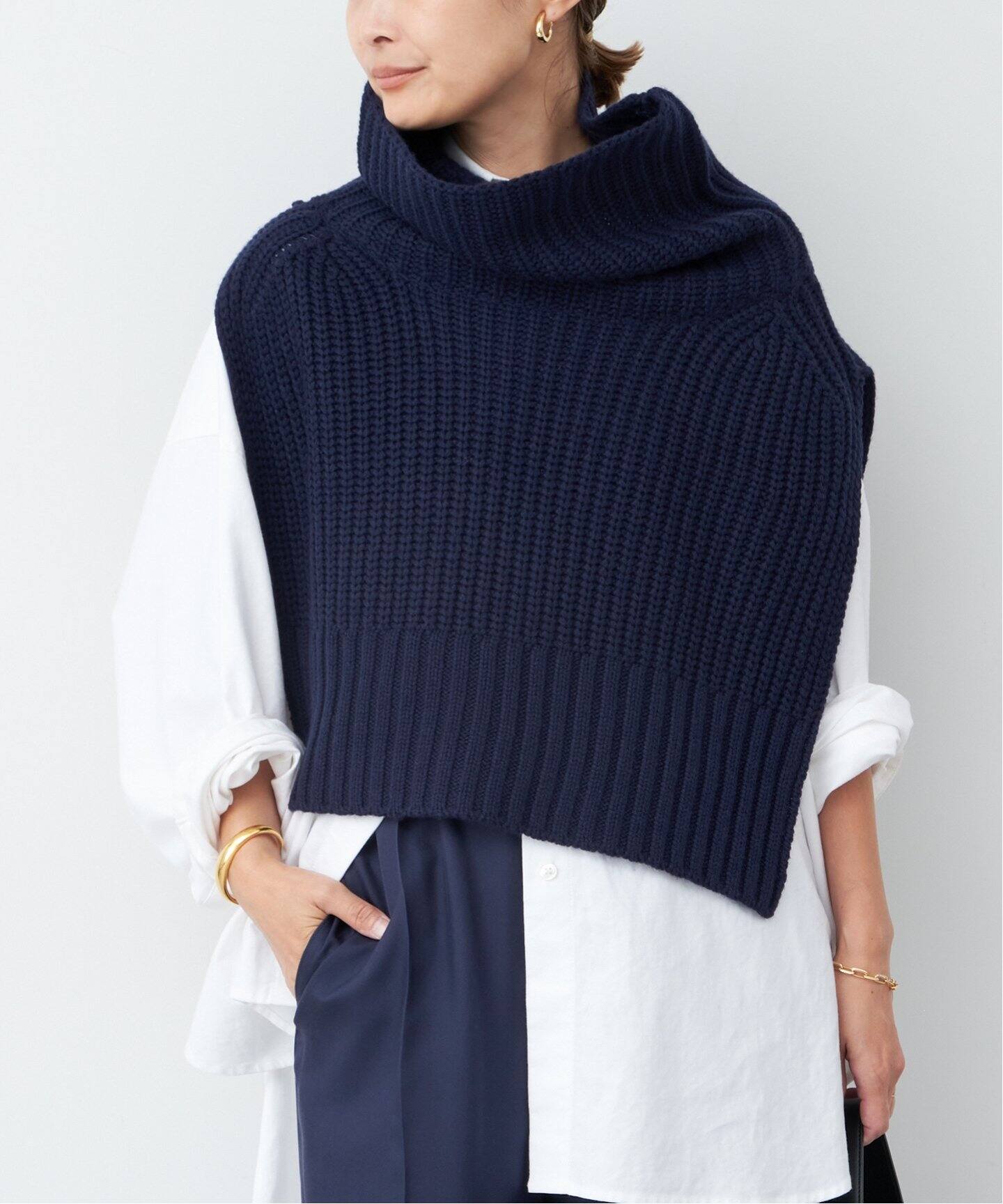 YVES SALOMON / イヴ サロモン】 FRONT KNITWEAR（ニット／セーター 