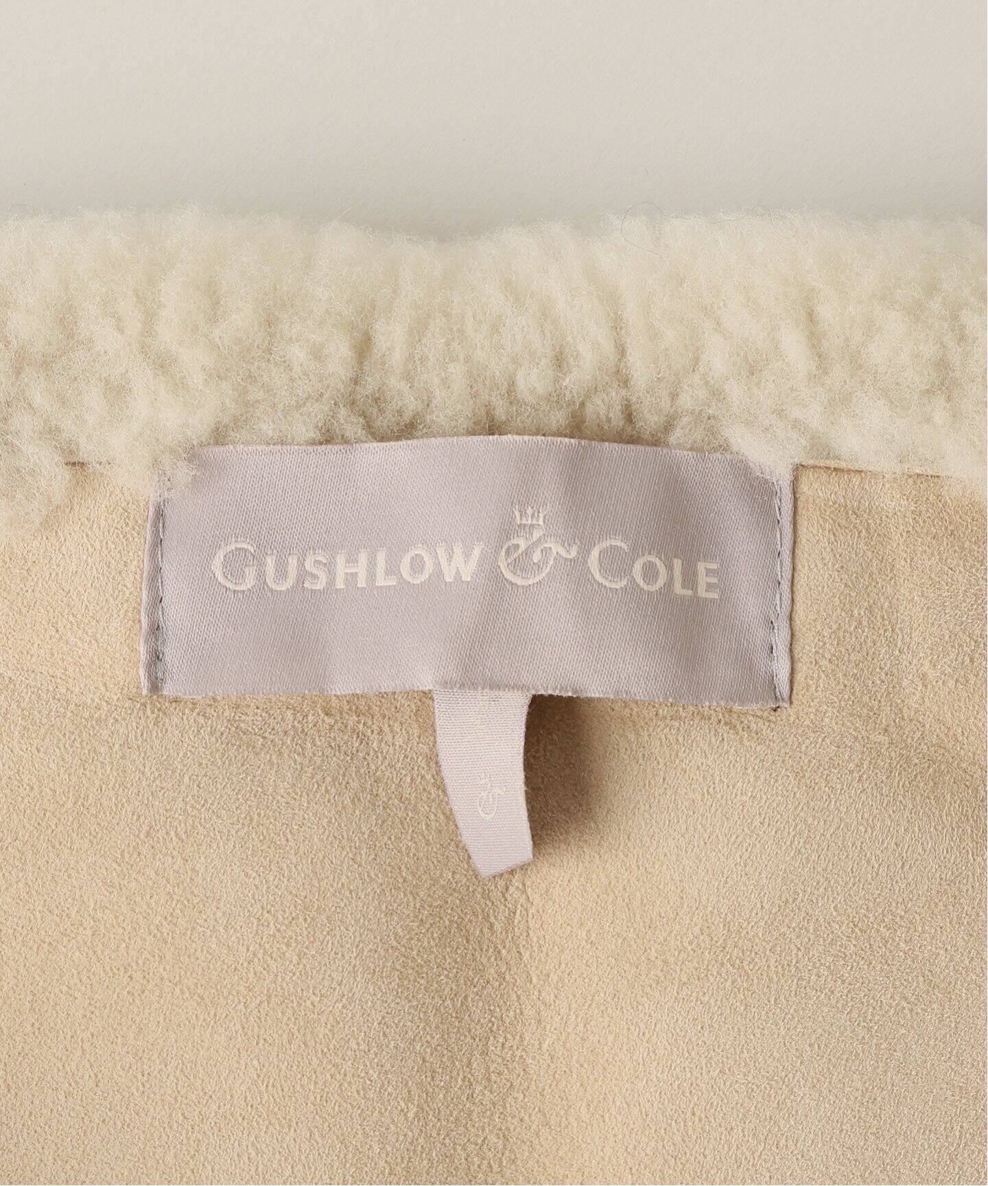 GUSHLOW＆COLE/ガシュロウアンドコール】 SHEARLING GILET SCARF  