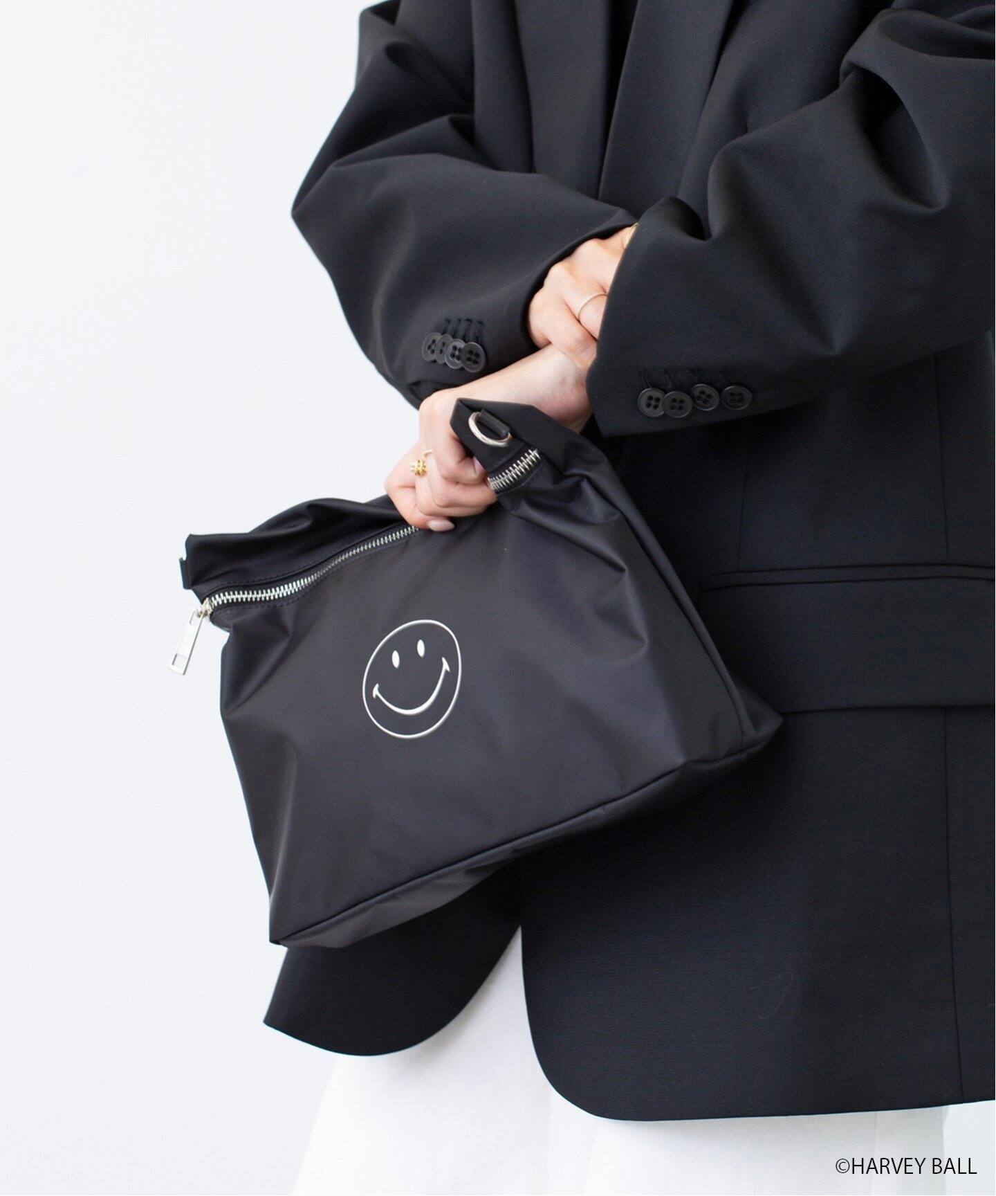 GOOD GRIEF!/グッド グリーフ】 SMILE ポーチ（クラッチバッグ  