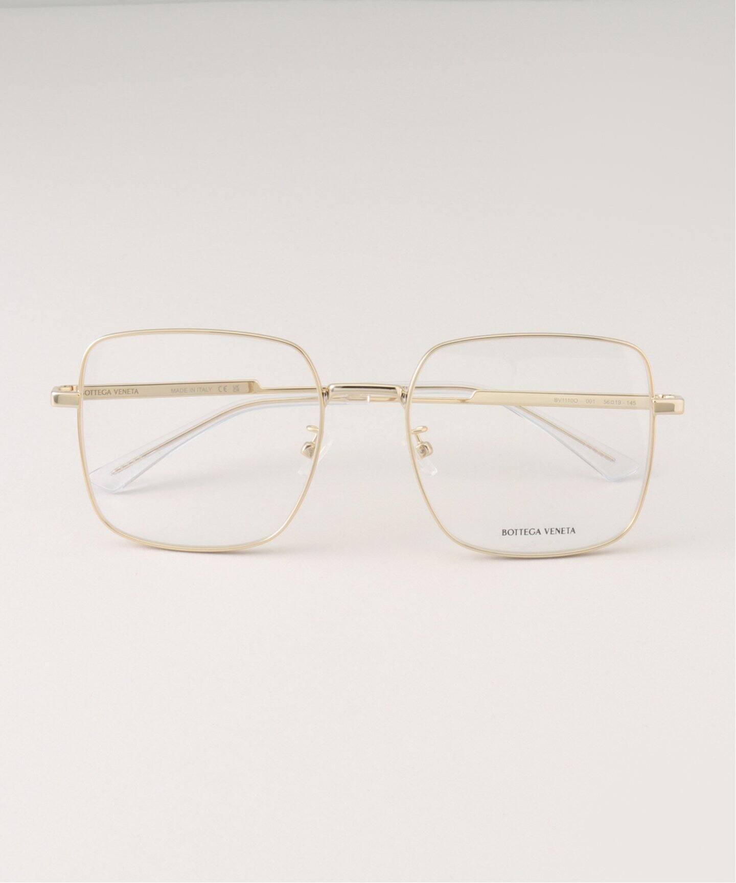 BOTTEGA VENETA/ボッテガ・ヴェネタ】 スクエアメタルフレーム（メガネ  
