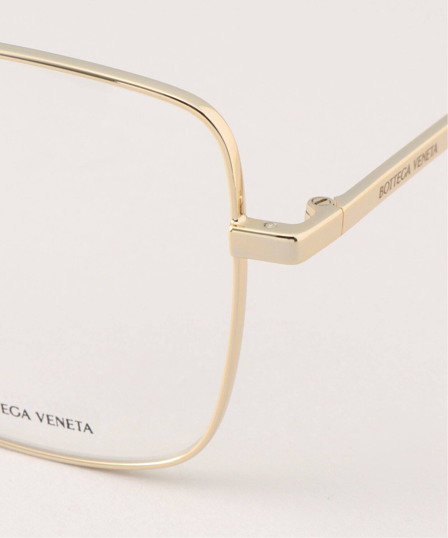 BOTTEGA VENETA/ボッテガ・ヴェネタ】 スクエアメタルフレーム（メガネ  