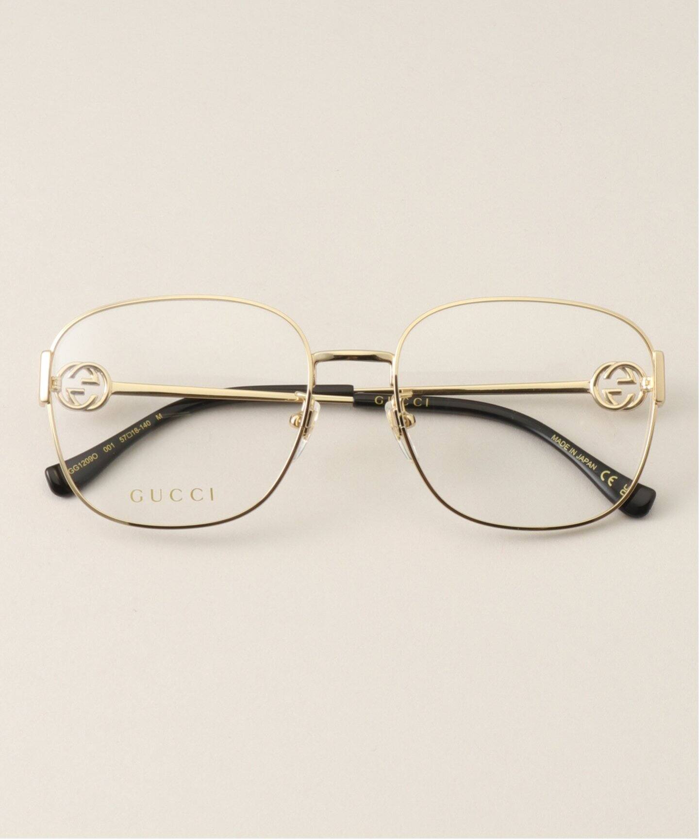 GUCCI/グッチ】 Metal Chain Frames アイウェア（メガネ）｜Deuxieme 