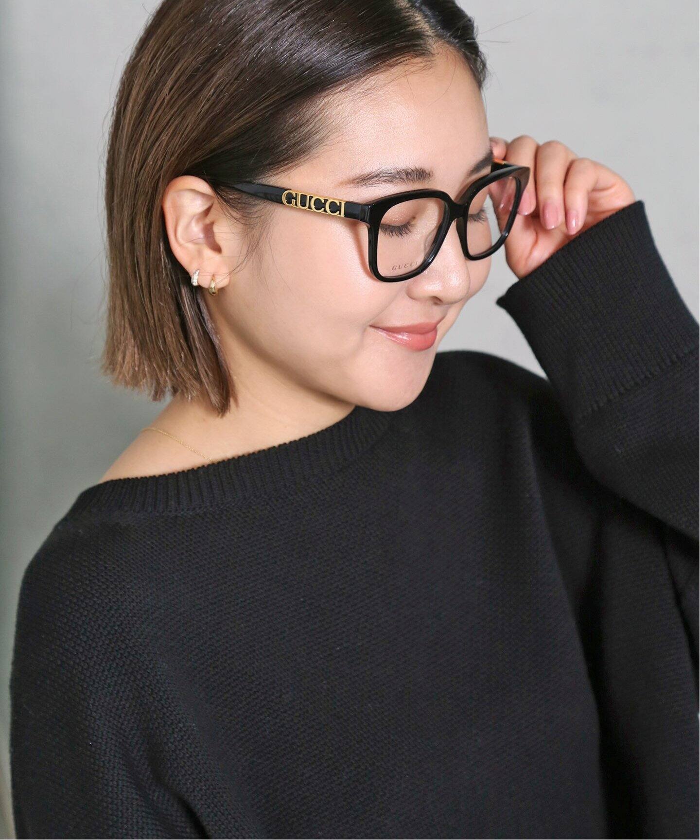 GUCCI/グッチ】 Logo Wellington Frames アイウェア（メガネ 
