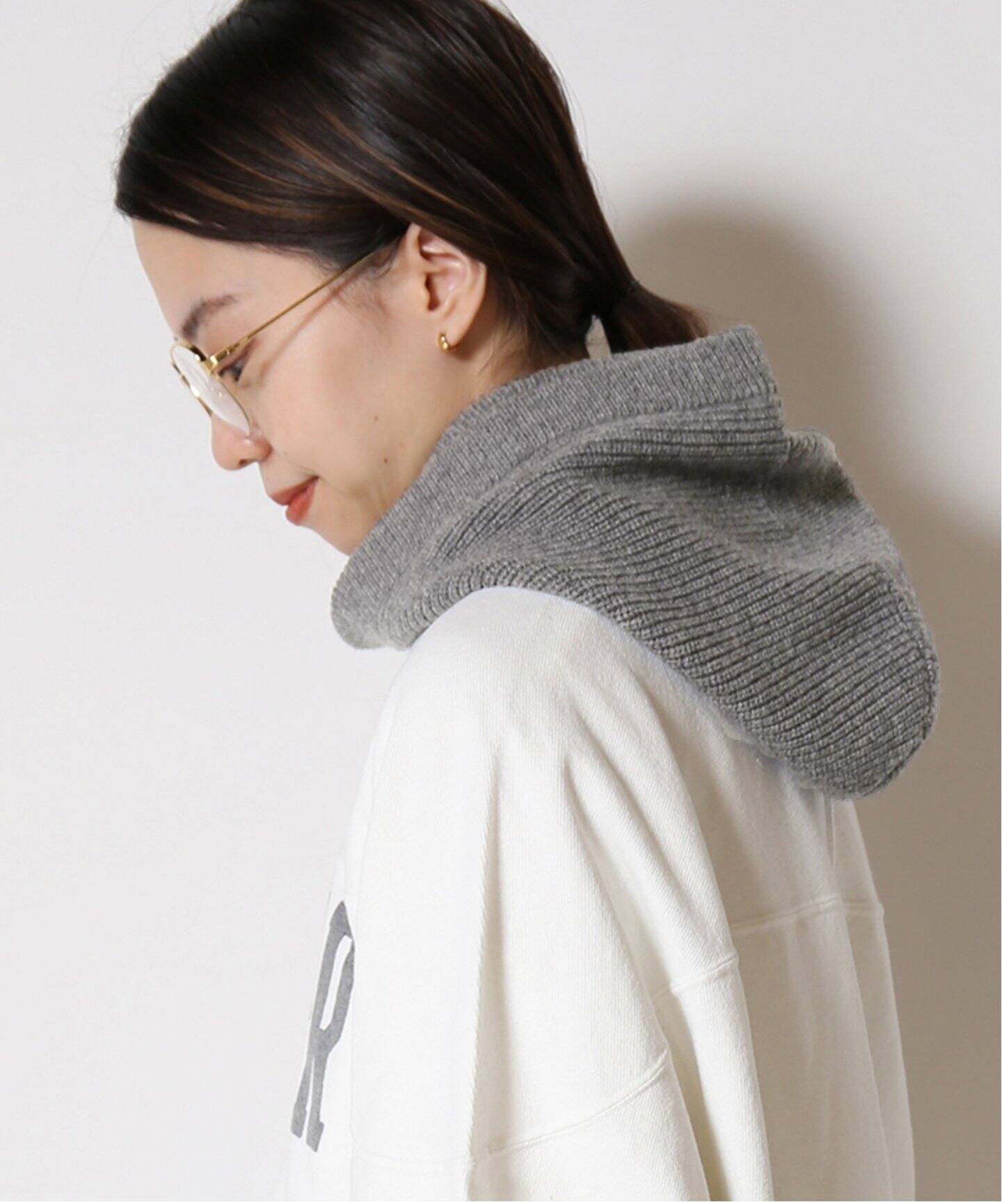 MUSE wool cashmere バラクラバ