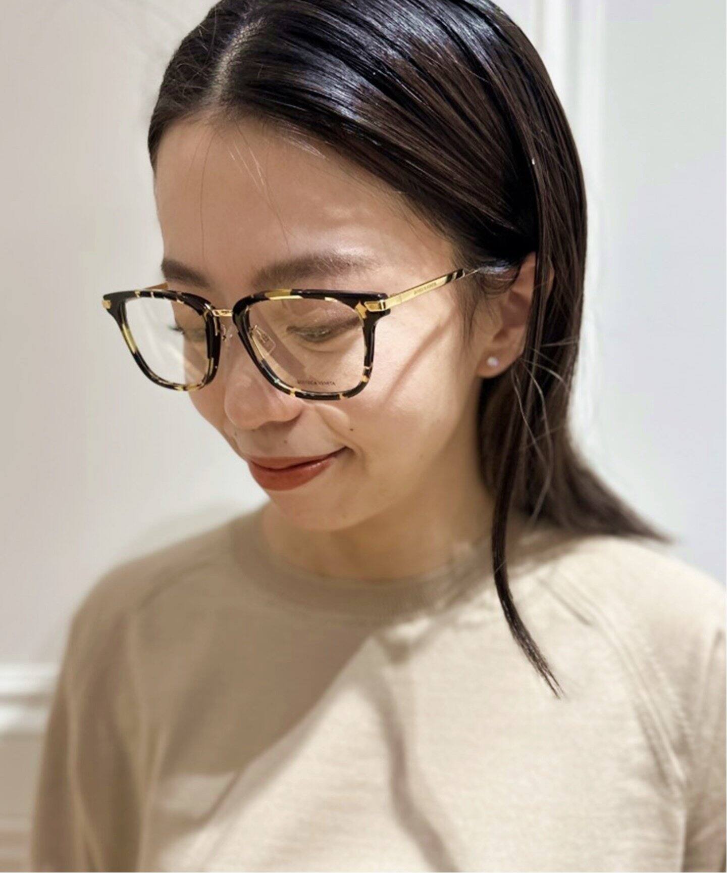 BOTTEGA VENETA/ボッテガ ヴェネタ】ラウンドフレームメガネ（メガネ  