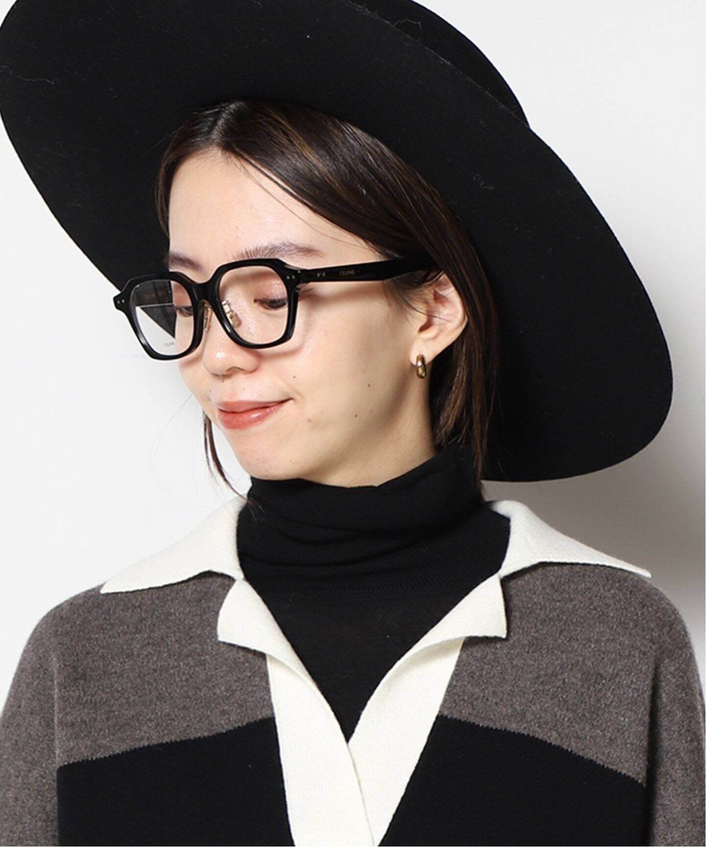 CELINE/セリーヌ】 BIG FRAME メガネ（BLACK）（メガネ）｜MUSE de 
