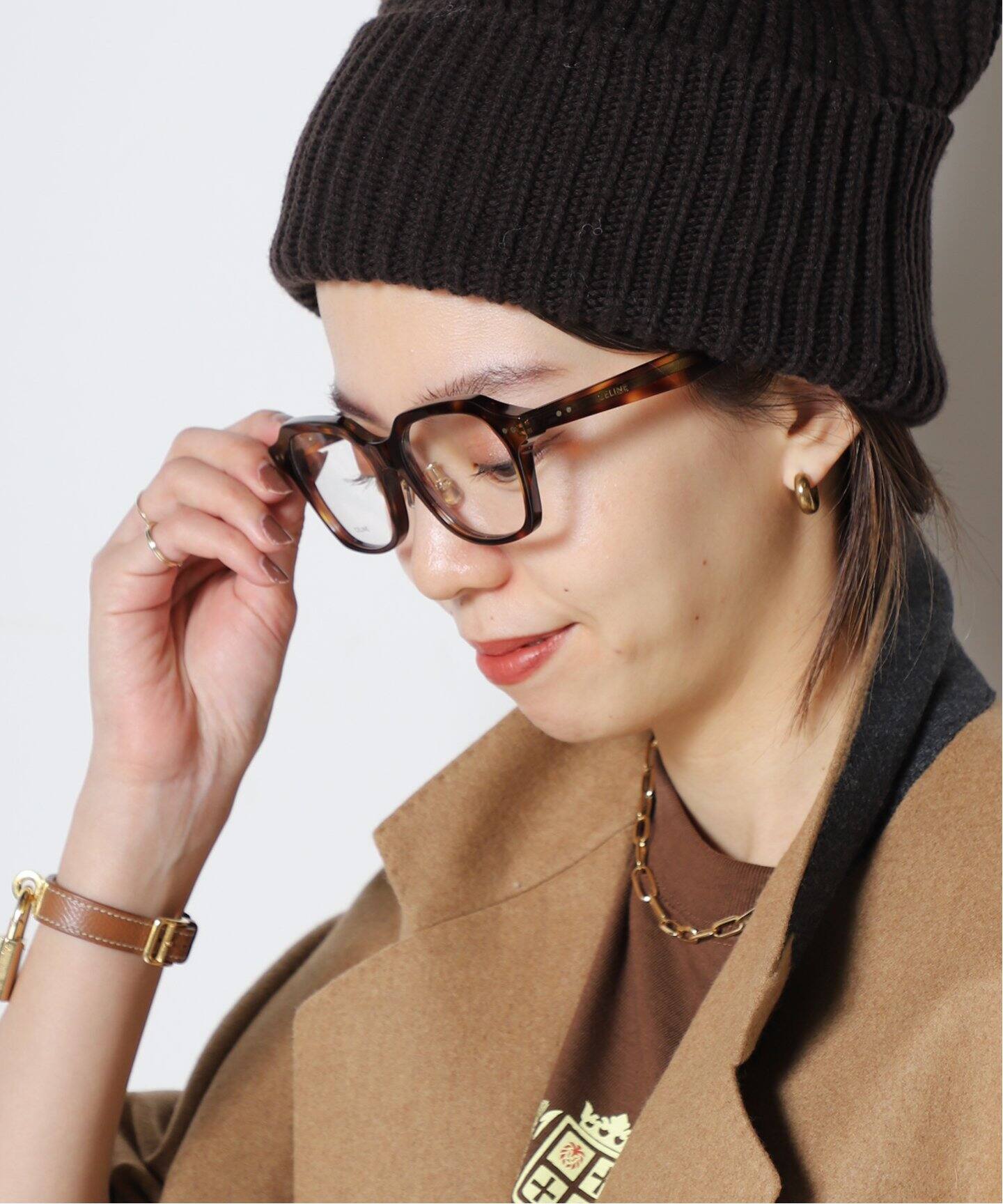 CELINE/セリーヌ】 BIG FRAME メガネ（BROWN）（メガネ）｜MUSE de 