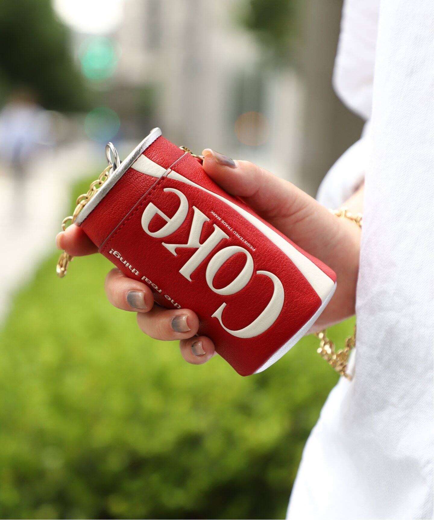 Coca-Cola 目まぐるし ボストンバッグ 赤白青