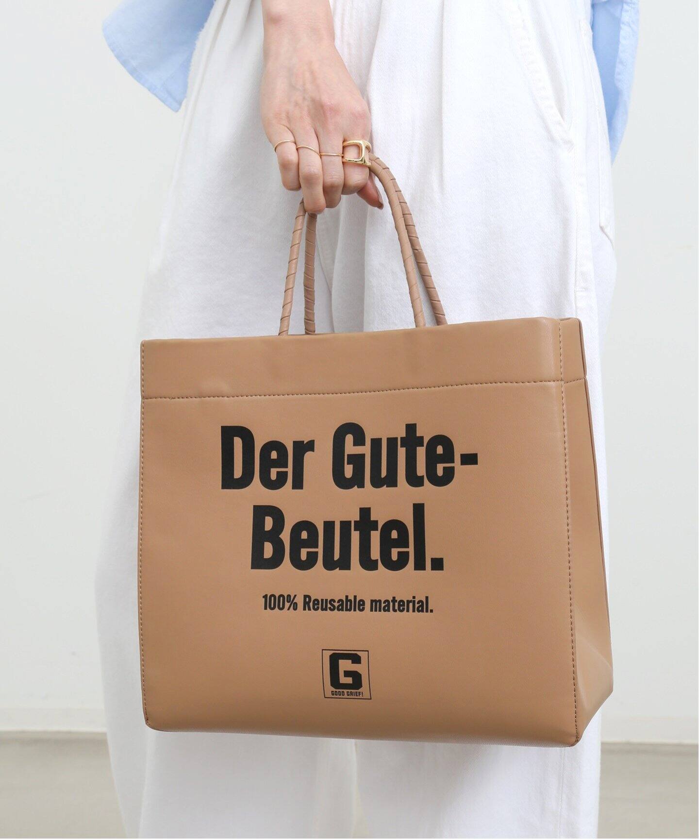 GOOD GRIEF!/グッドグリーフ】Reusable Bag（トートバッグ）｜L  