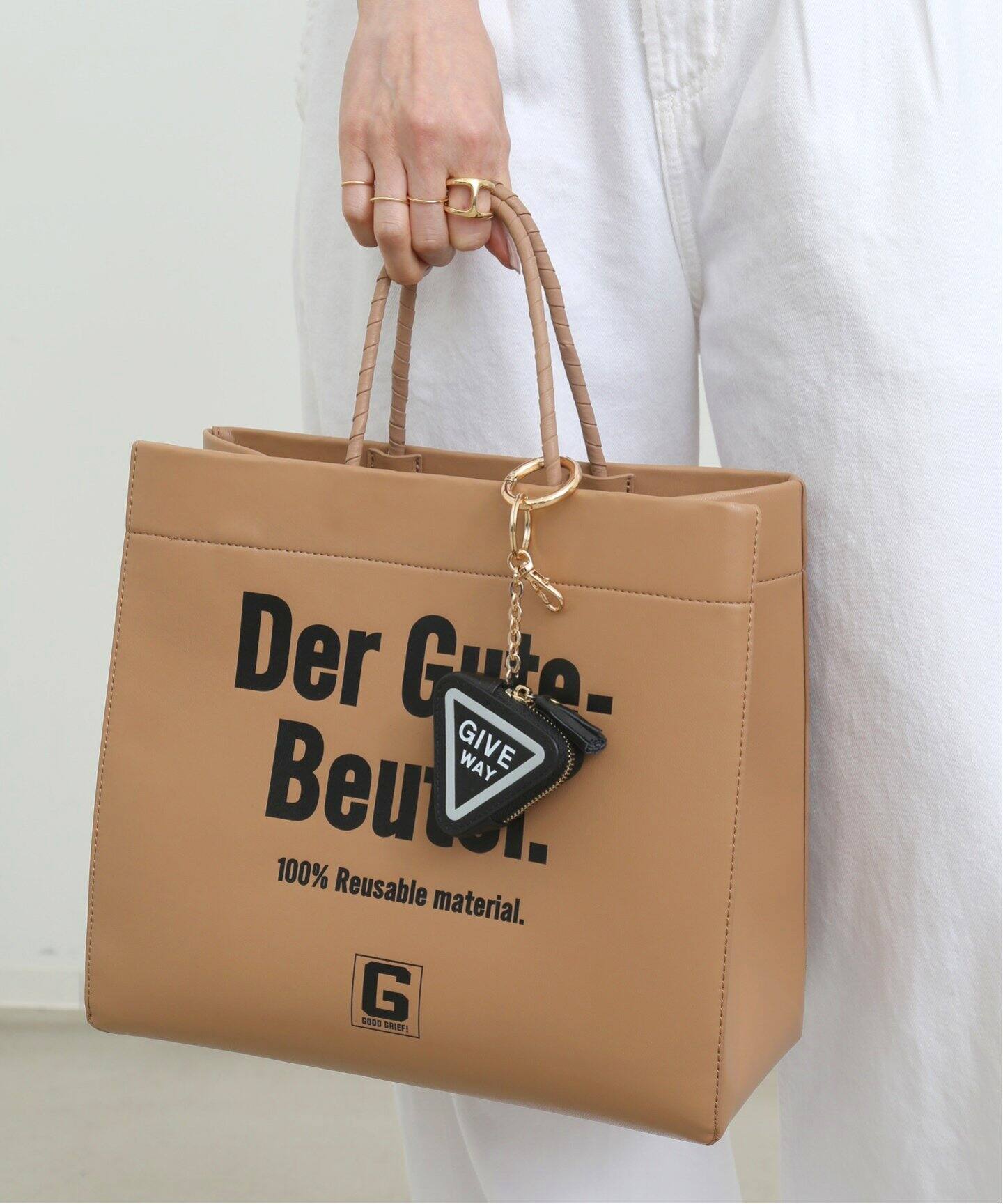GOOD GRIEF!/グッドグリーフ】Reusable Bag（トートバッグ）｜L  