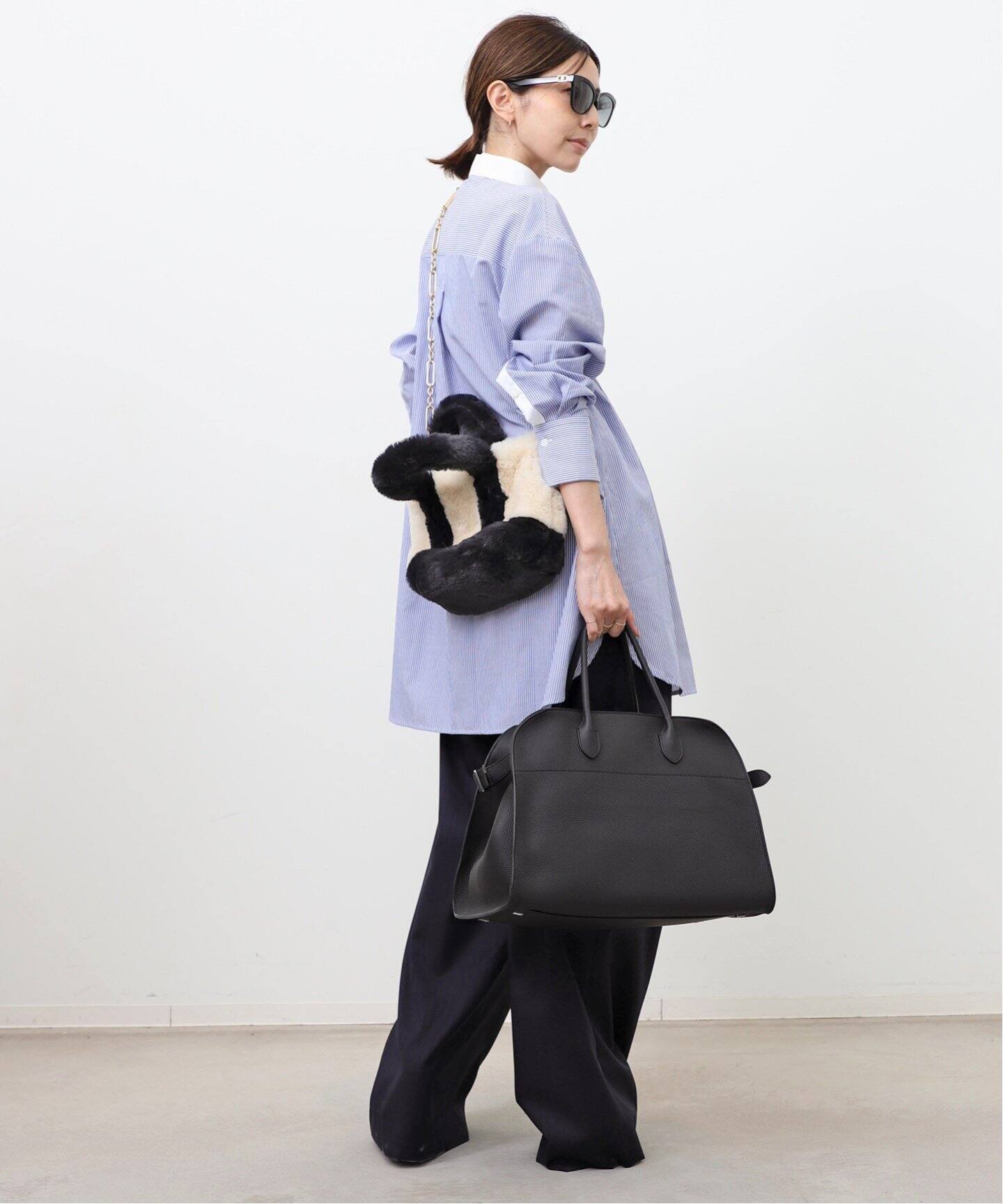 GOOD GRIEF!/グッドグリーフ】 FAUX FUR TOTE BAG SMALL（トートバッグ  