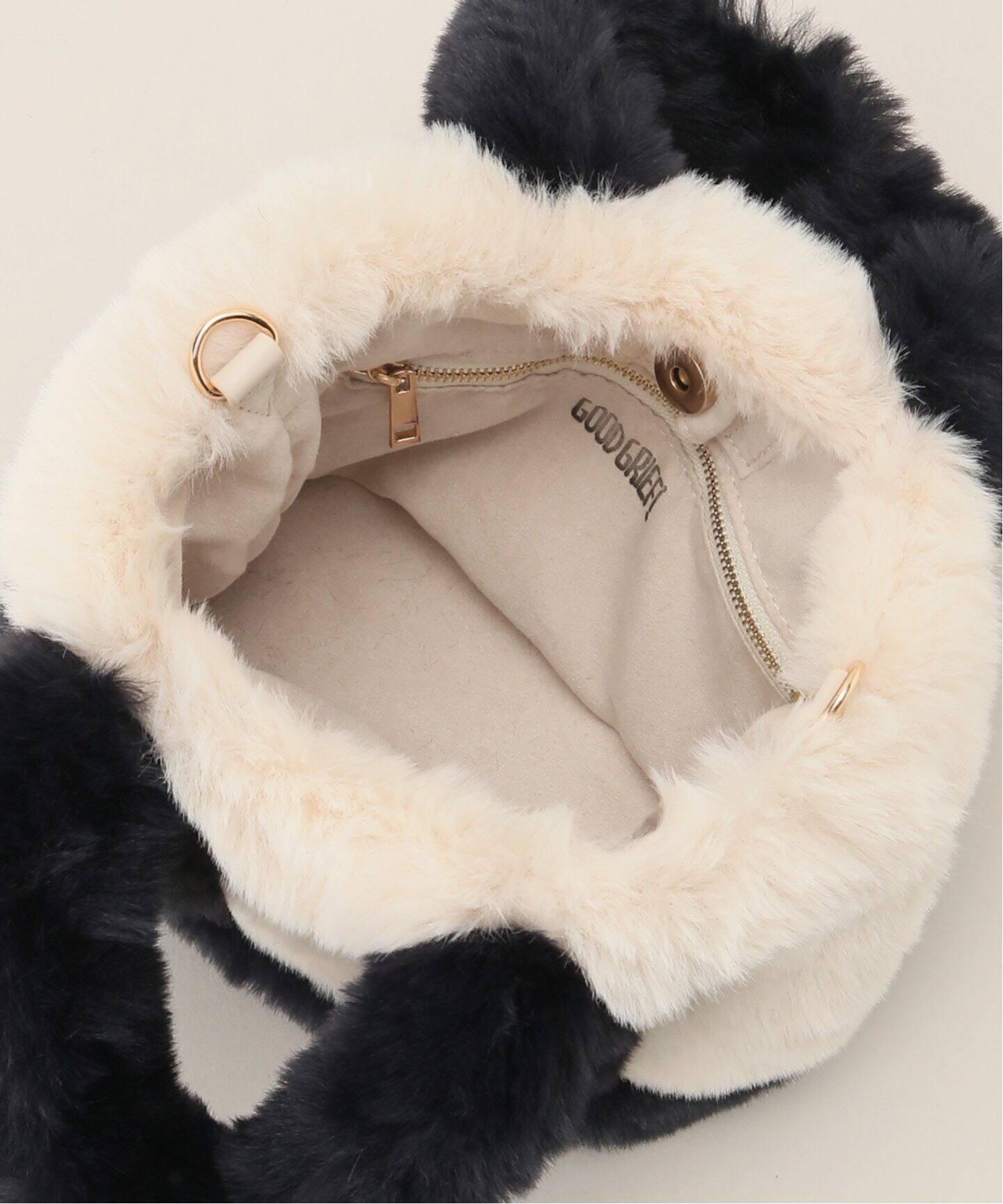 GOOD GRIEF!/グッドグリーフ】 FAUX FUR TOTE BAG SMALL（トートバッグ  