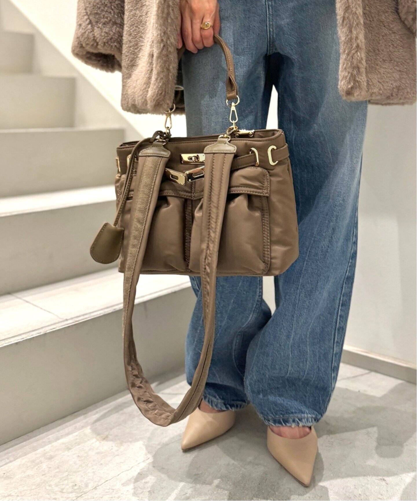 GOOD GRIEF！/グッドグリーフ】BELTED SHOULDER BAG（ショルダーバッグ  