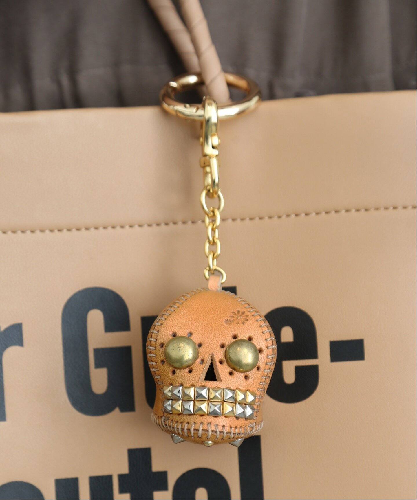 ENDPIN】スカル キーホルダー（キーケース／キーアクセサリー）｜L  