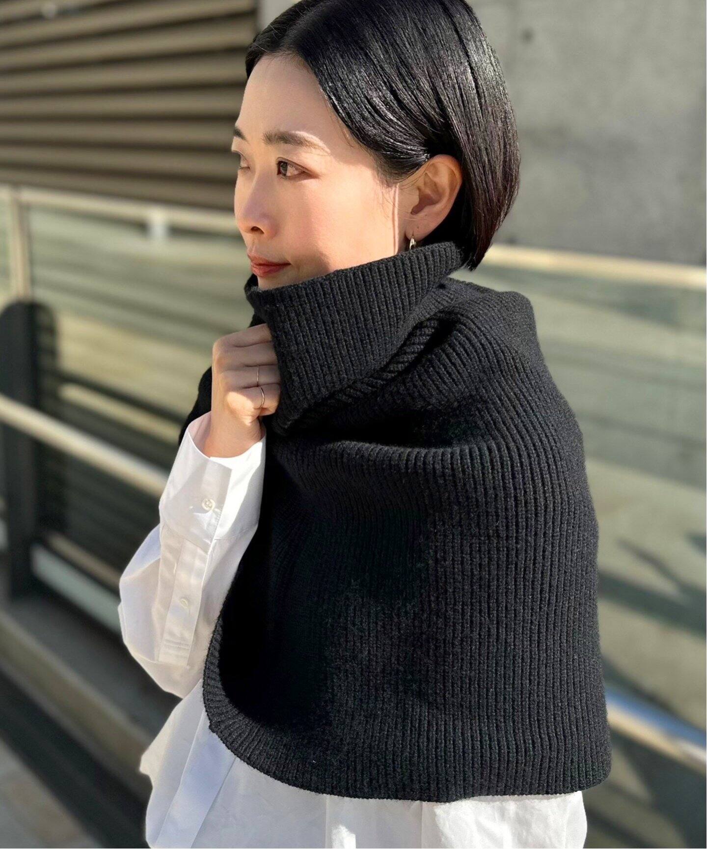 リブニットケープ（ネックウォーマー）｜AP STUDIO（エーピー  