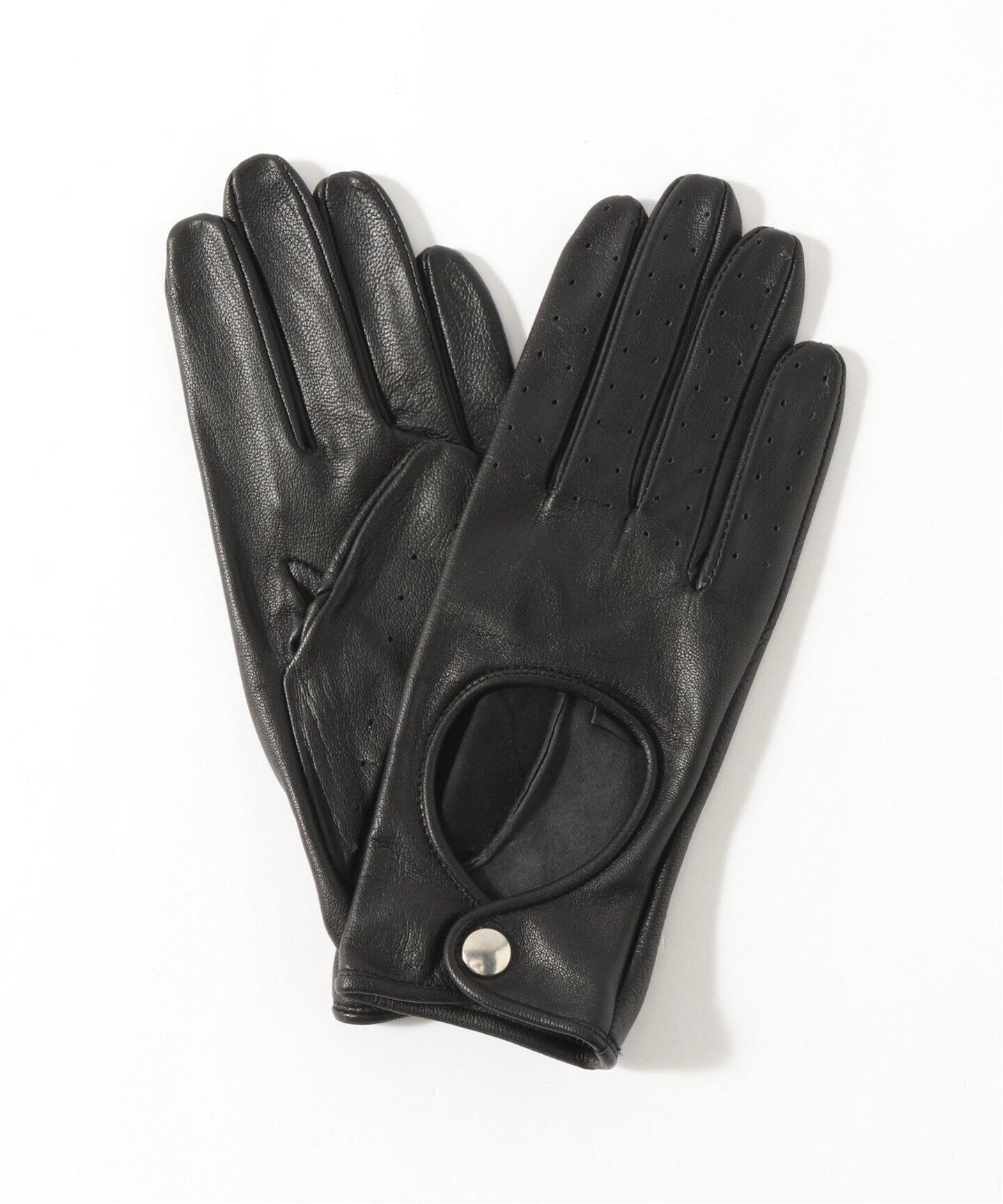 Ernest W. Baker】 レザーグローブ ブラック（ERNEST W. BAKER  