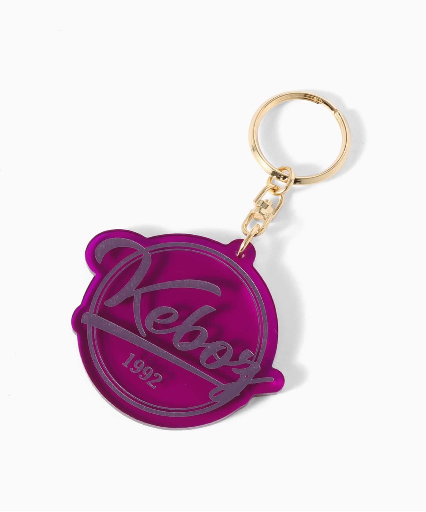 KEBOZ BB LOGO ACRYL KEYRING CLEAR（その他ファッション小物）｜B.C