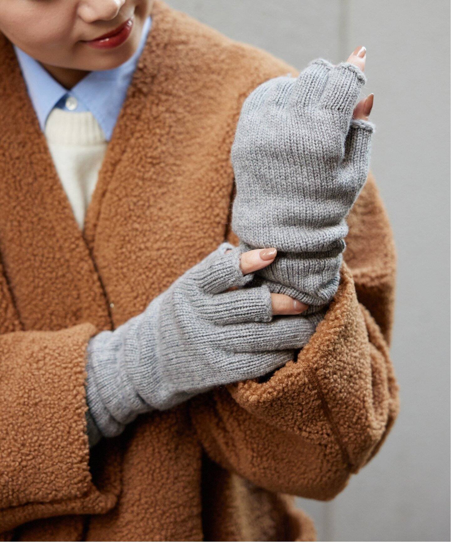 JANE SMITH/ジェーンスミス】5G ウールグローブ（手袋）｜IENA（イエナ  