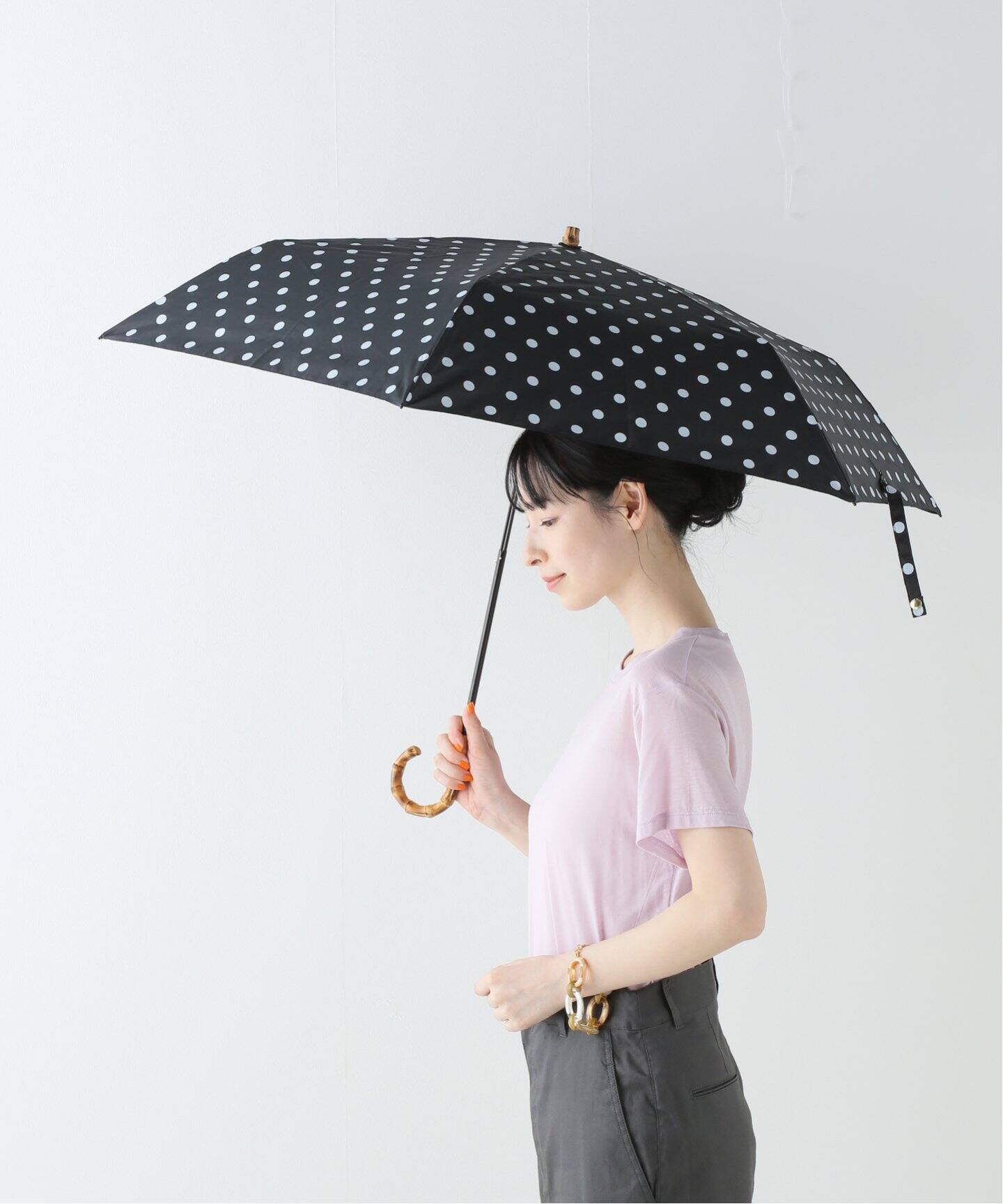 Traditional Weatherwear】FOLDING BAMBOO MINI / 折りたたみ傘（傘 