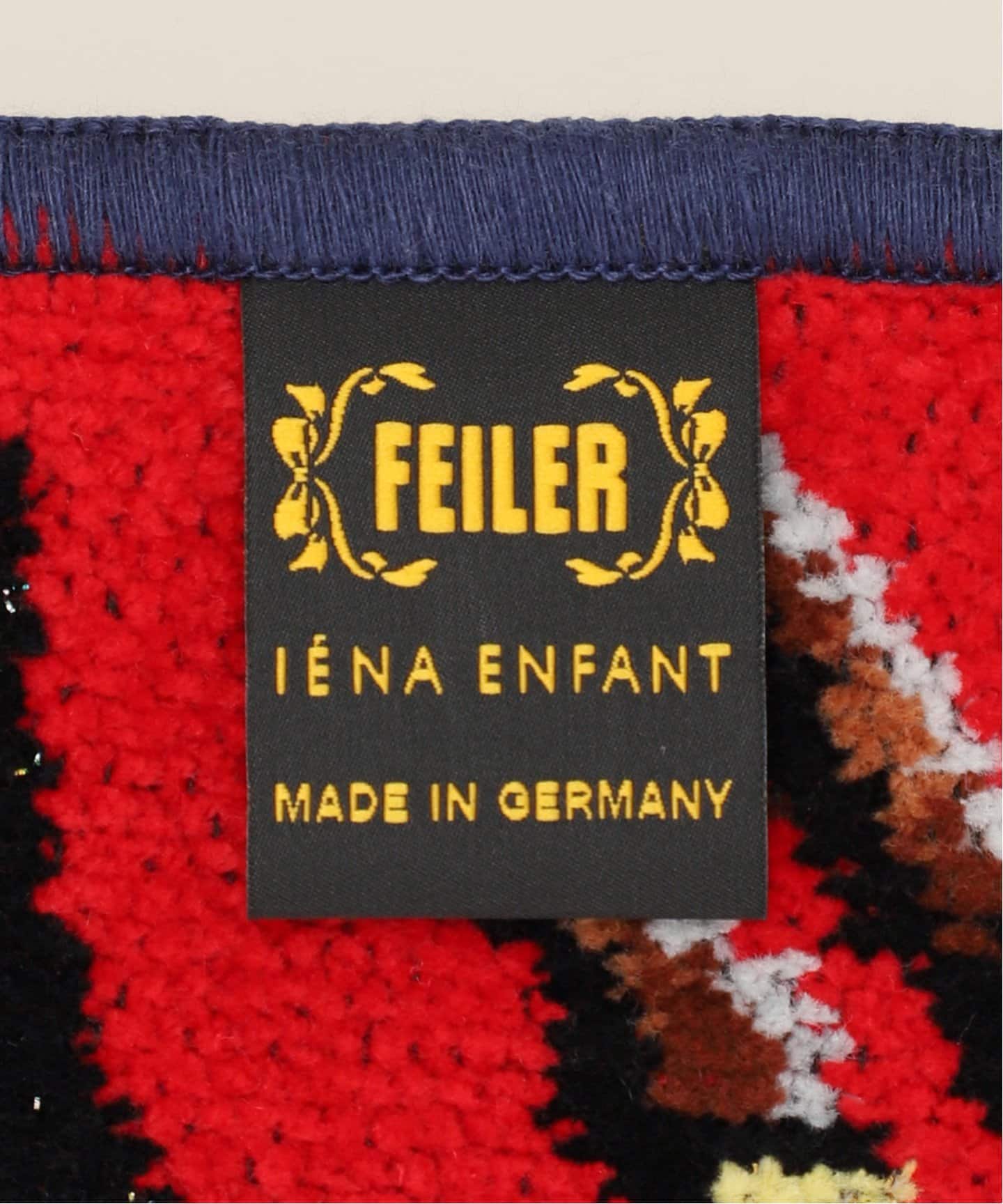 FEILER/フェイラー】別注 BONSOIR IENA 25*25 ハンカチ