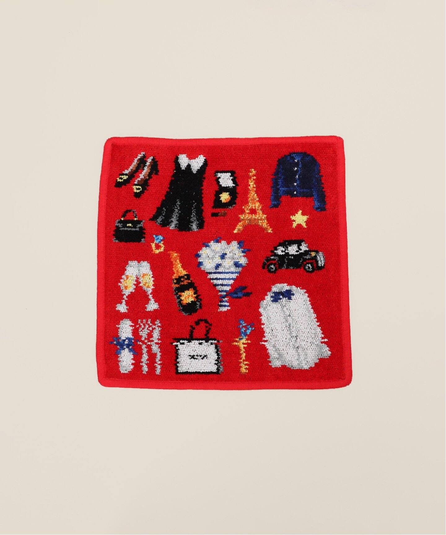 FEILER/フェイラー】 別注 BONSOIR IENA 25*25 ハンカチ（ハンカチ  