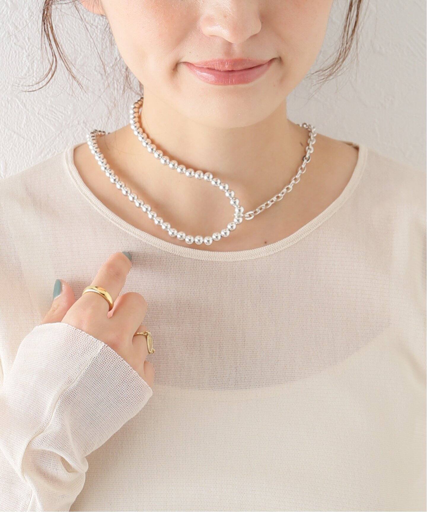 SASKIA DIEZ/サスキア ディツ】LIQUID ネックレス CHOKER（ネックレス 