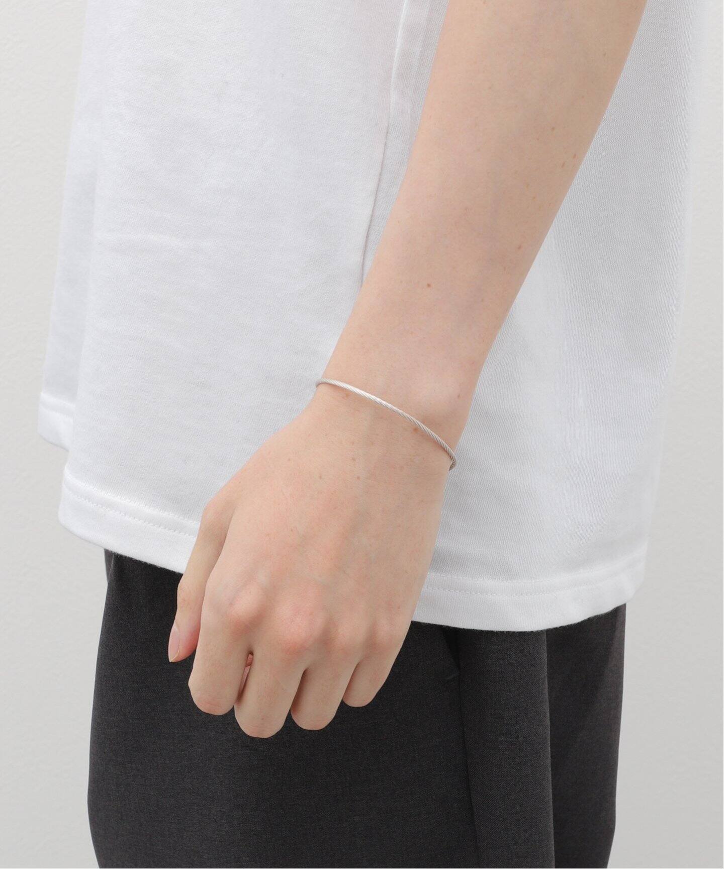 LE GRAMME 7g polished cable bracelet（ブレスレット・バングル 