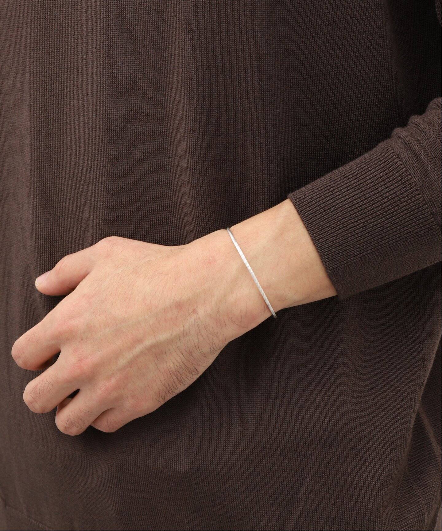 LE GRAMME 7g polished cable bracelet（ブレスレット・バングル 