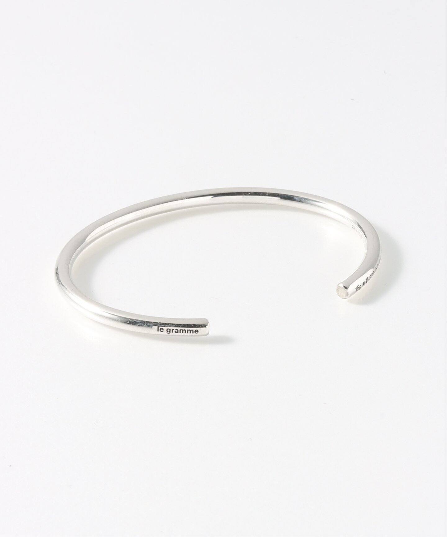 LE GRAMME 15g polished bangle bracelet（ブレスレット・バングル 