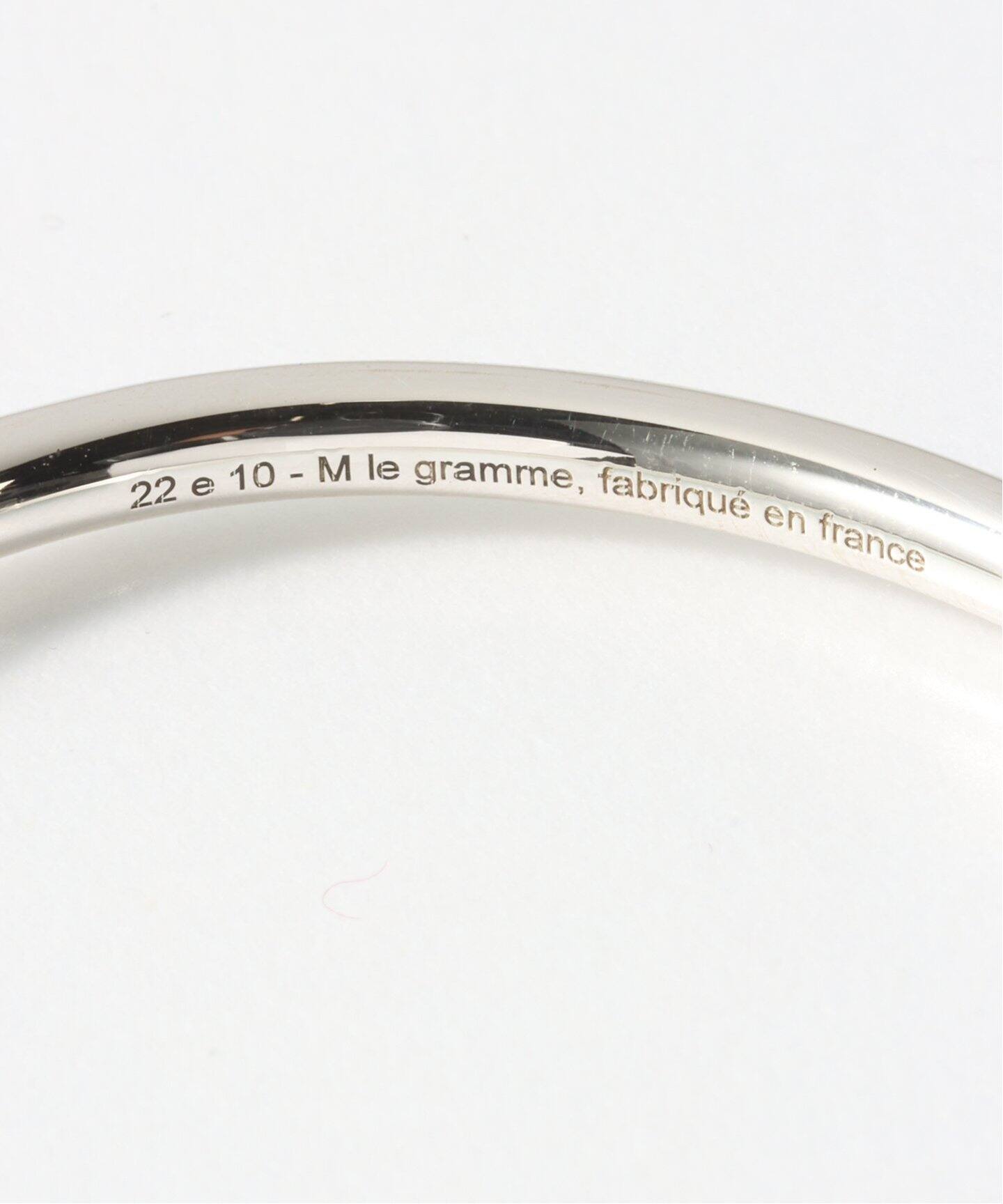LE GRAMME 15g polished bangle bracelet（ブレスレット・バングル 