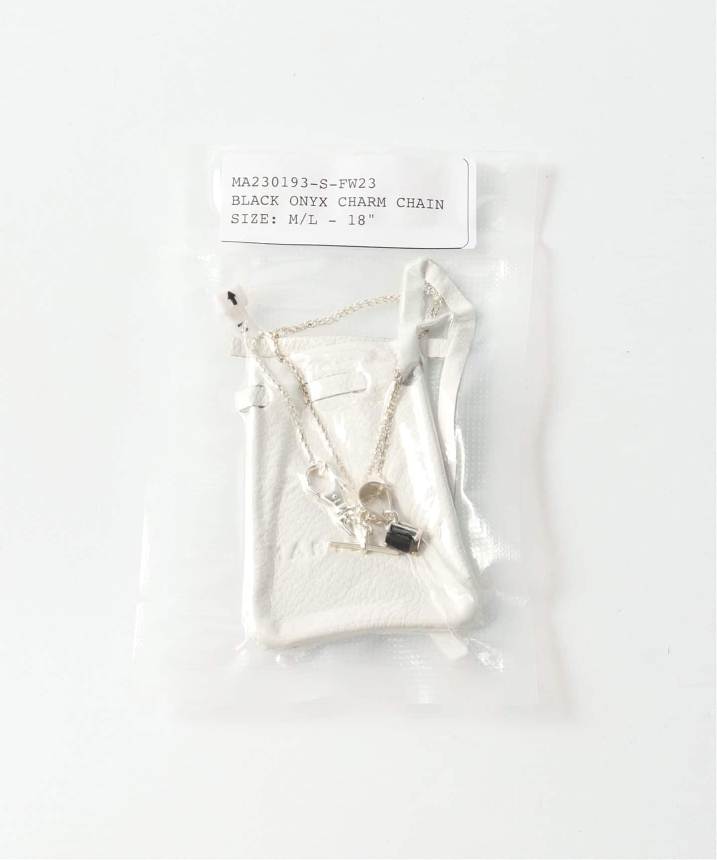 MARTINE ALI BLACK ONYX CHARM CHAIN（ネックレス）｜BOICE FROM